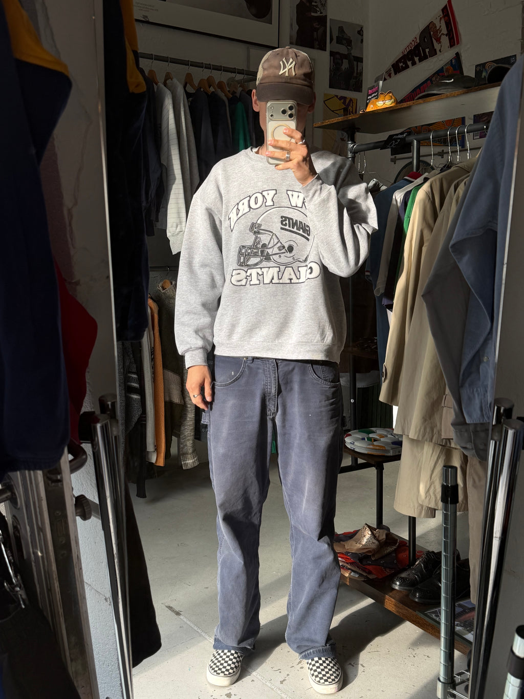 New York Giants | Vintage NFL Sweatshirt | Grå | M