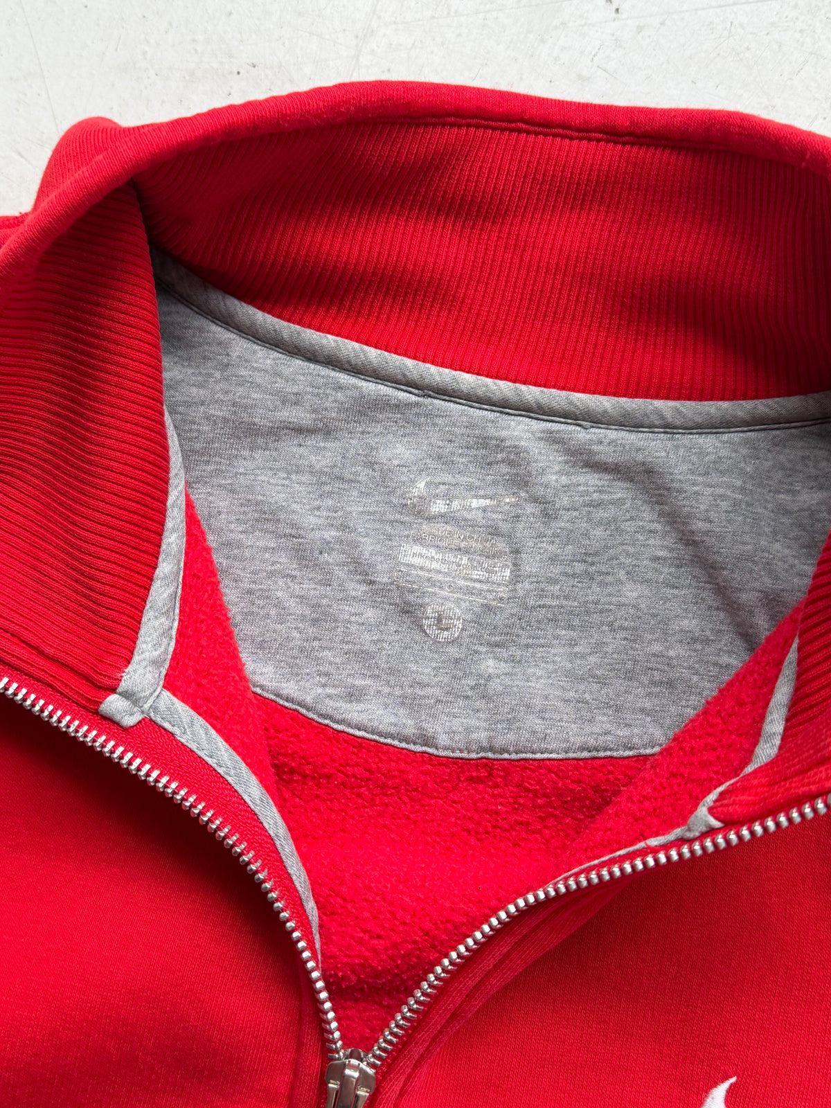 Nike | Vintage full zip sweatshirt | Rød | L