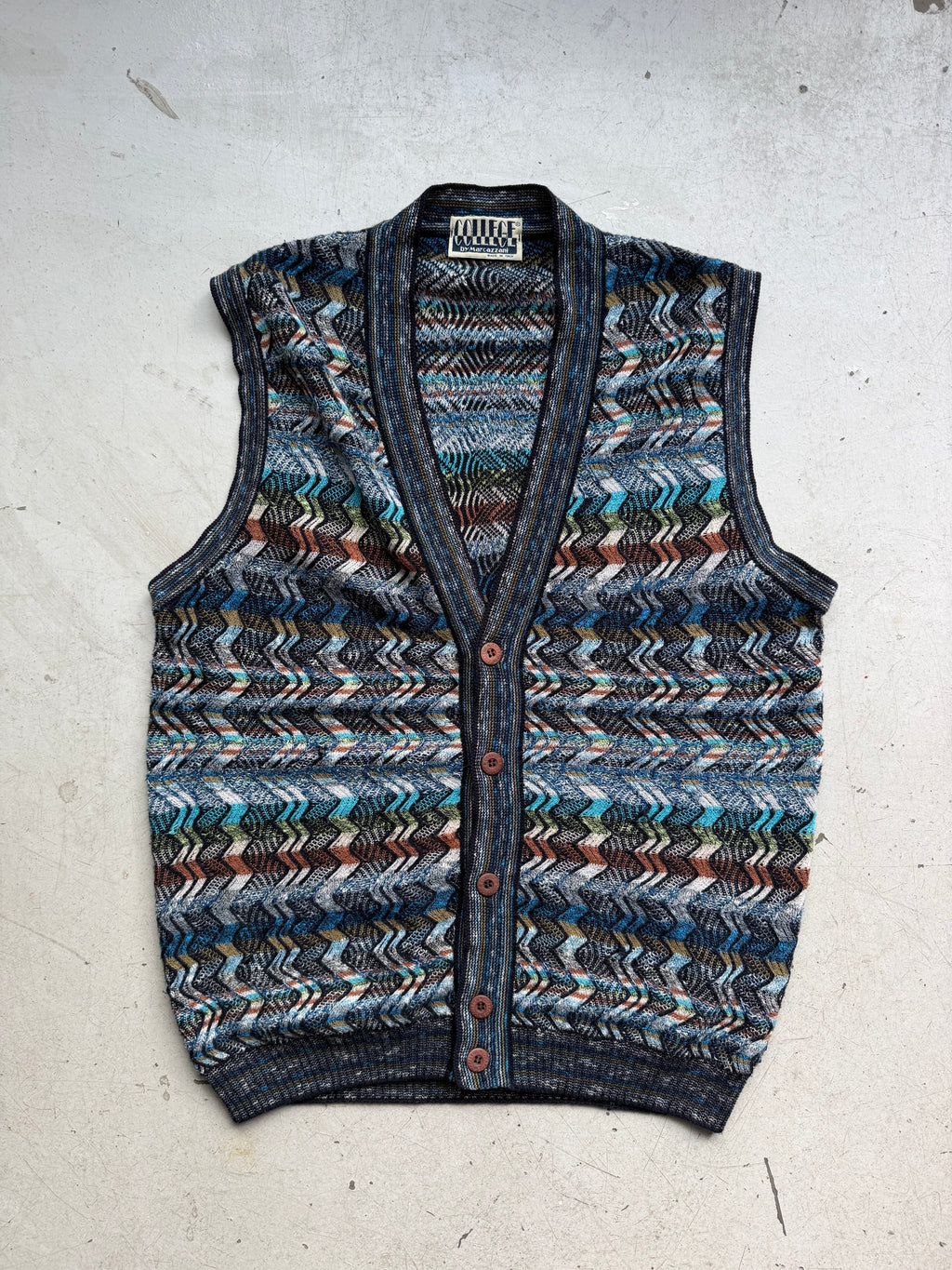College by Marcazzani | Vintage strikvest | Multicolor | M