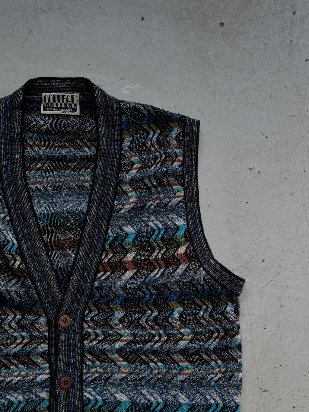 College by Marcazzani | Vintage strikvest | Multicolor | M