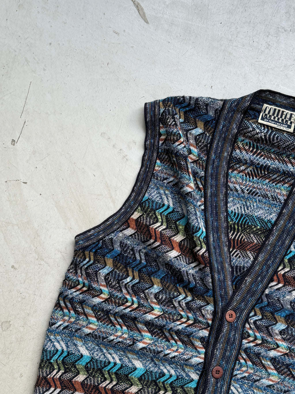 College by Marcazzani | Vintage strikvest | Multicolor | M