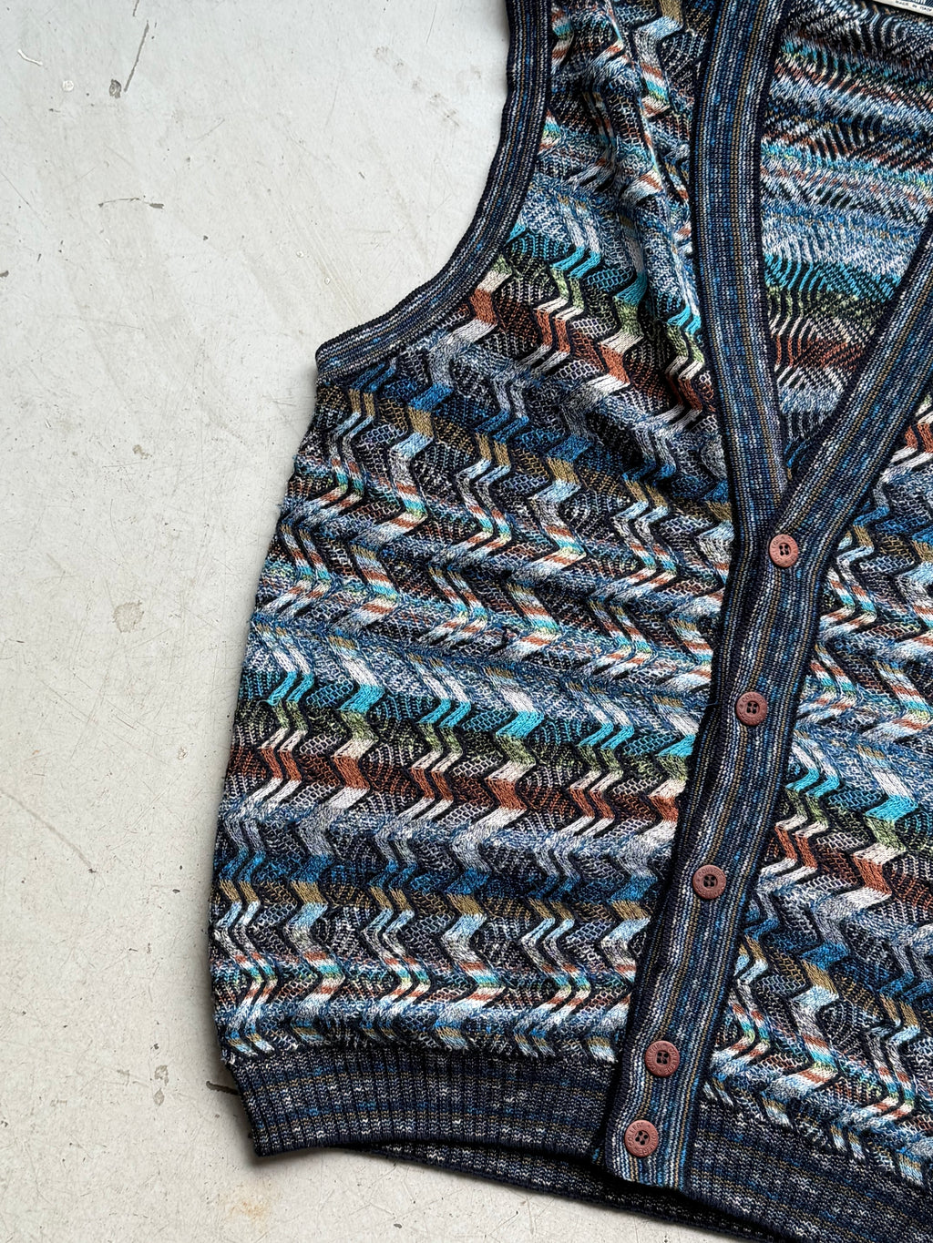College by Marcazzani | Vintage strikvest | Multicolor | M