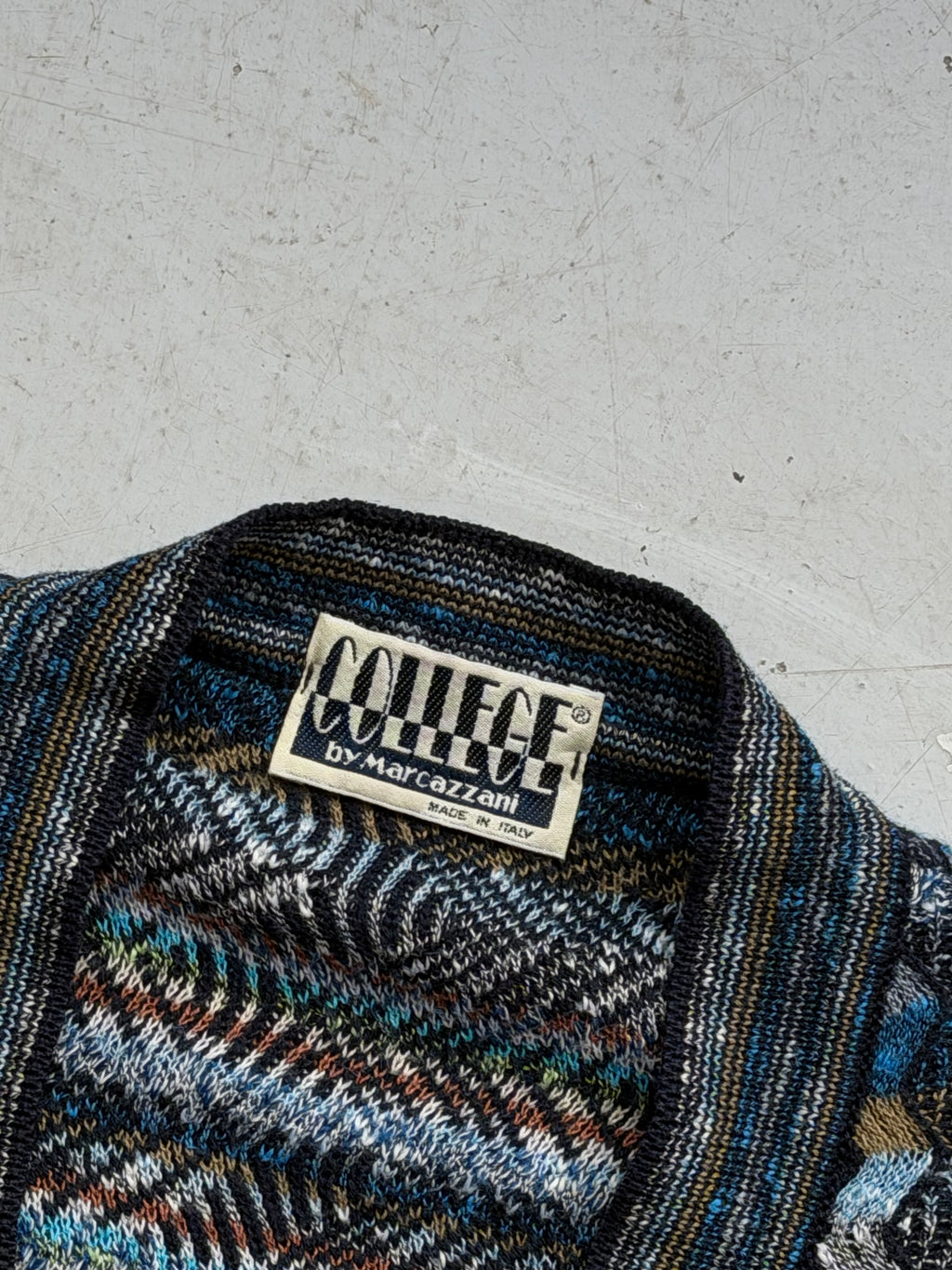 College by Marcazzani | Vintage strikvest | Multicolor | M