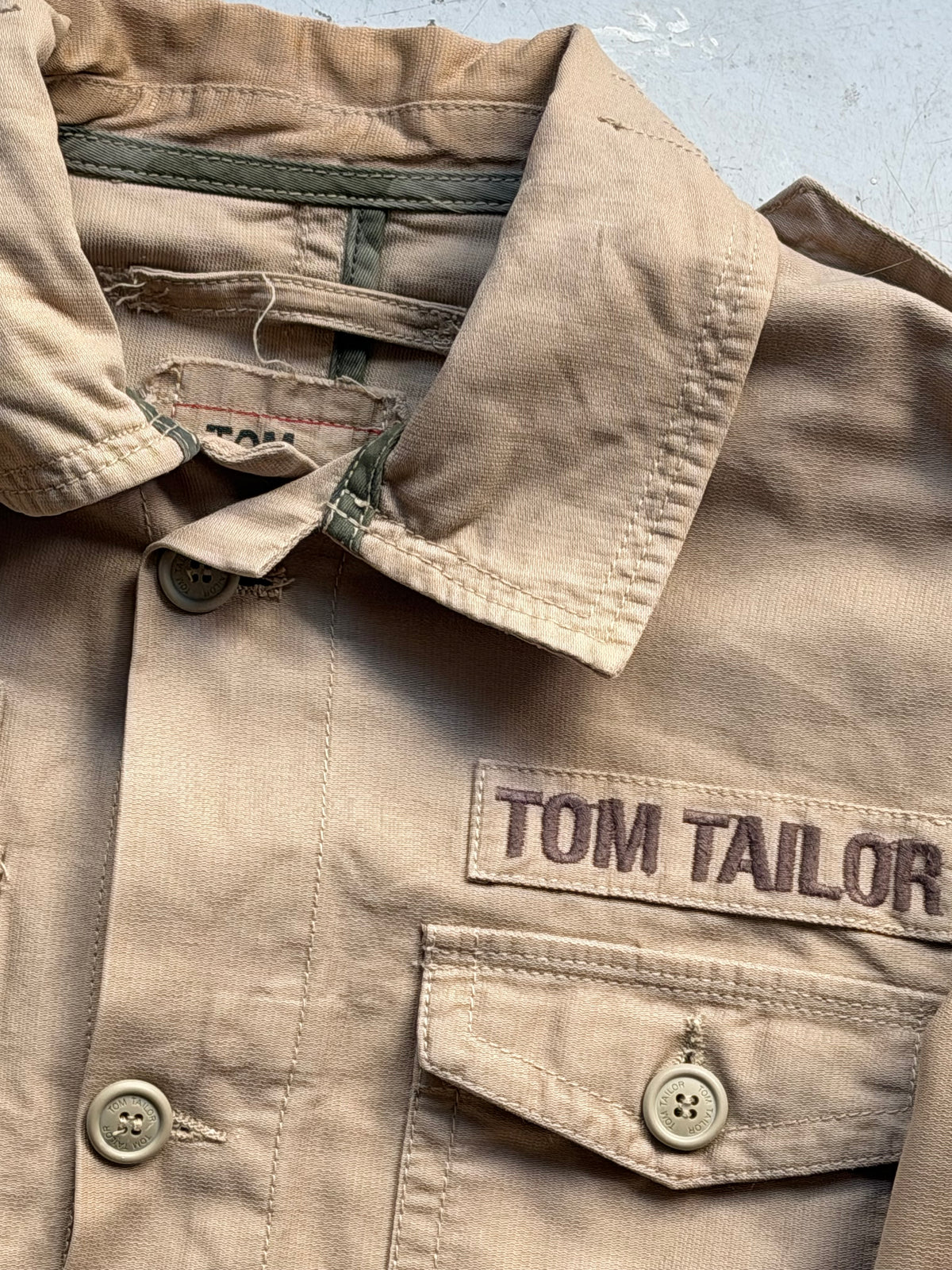 Tom Tailor | Military Field Jacket | Beige | S
