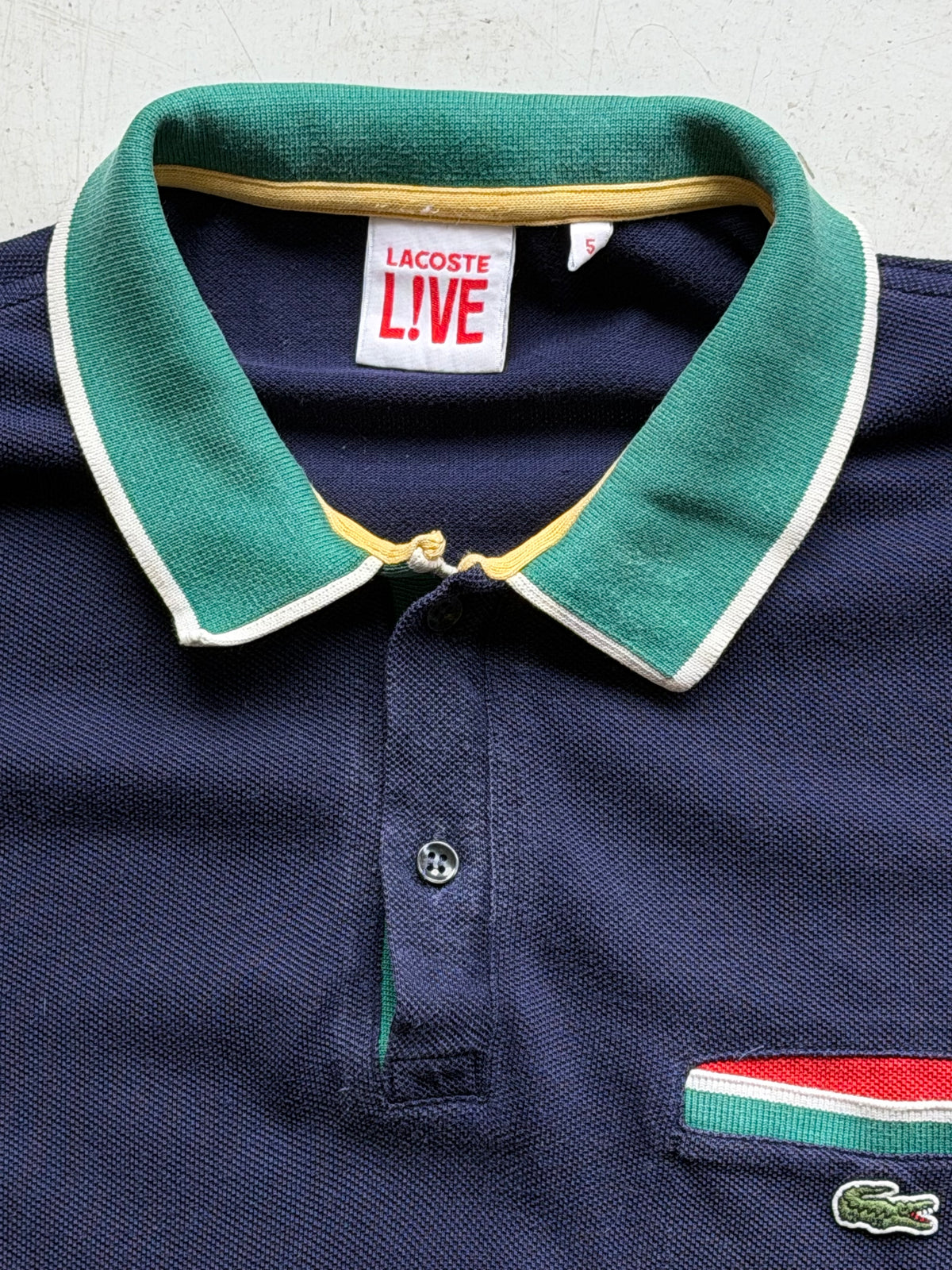 Lacoste L!VE | Langærmet polo | Navy | M