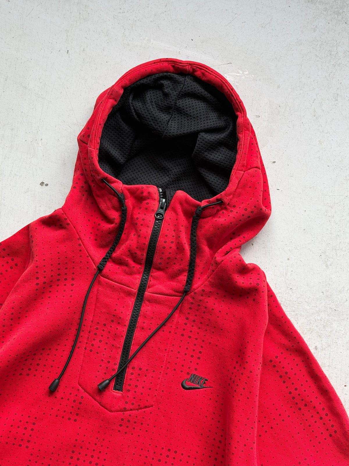 Nike Sportswear | Vintage 1/4 Zip Hoodie | Rød | S
