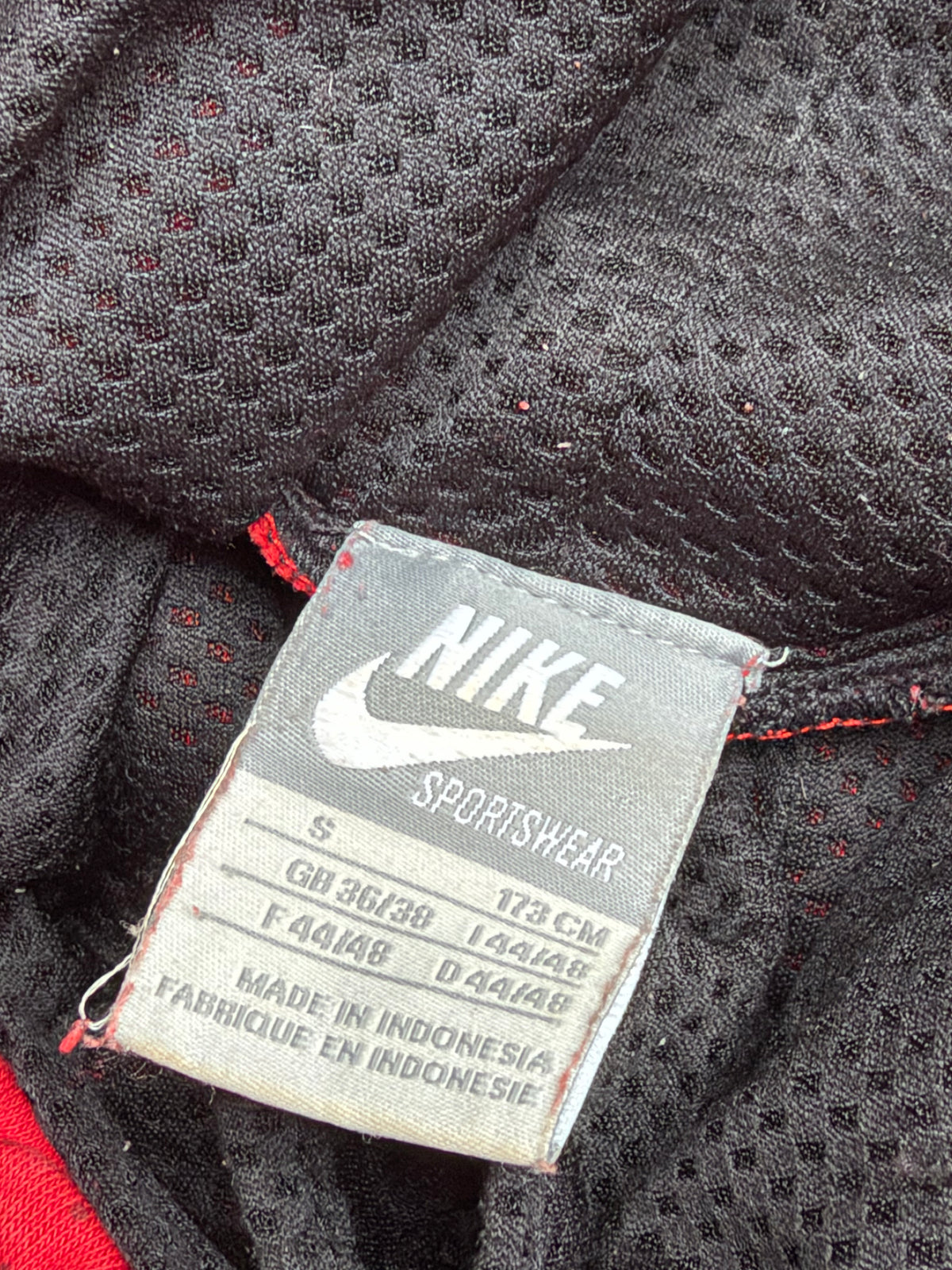 Nike Sportswear | Vintage 1/4 Zip Hoodie | Rød | S