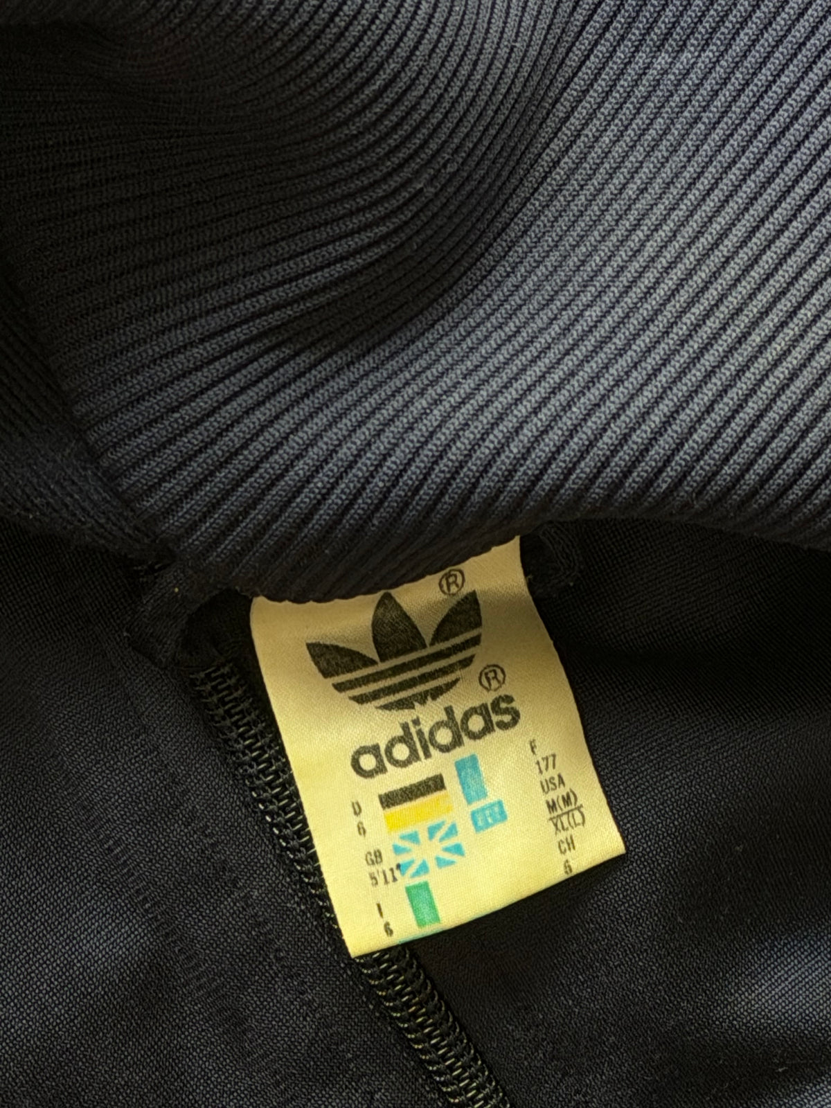 Adidas | Vintage Track Jacket | Navy/Grøn/Rød | M