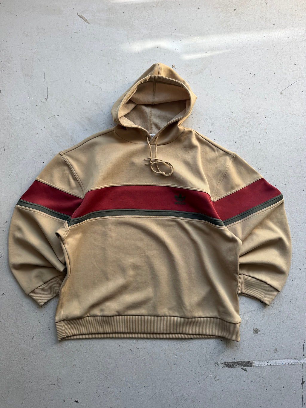 Adidas | Vintage Trefoil hoodie | Beige | M