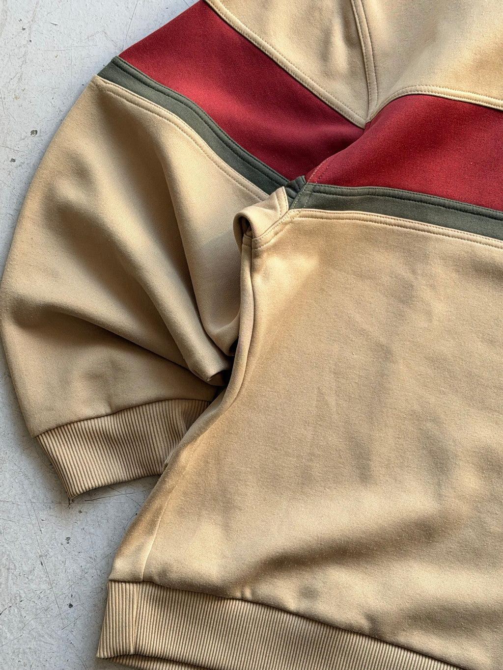 Adidas | Vintage Trefoil hoodie | Beige | M