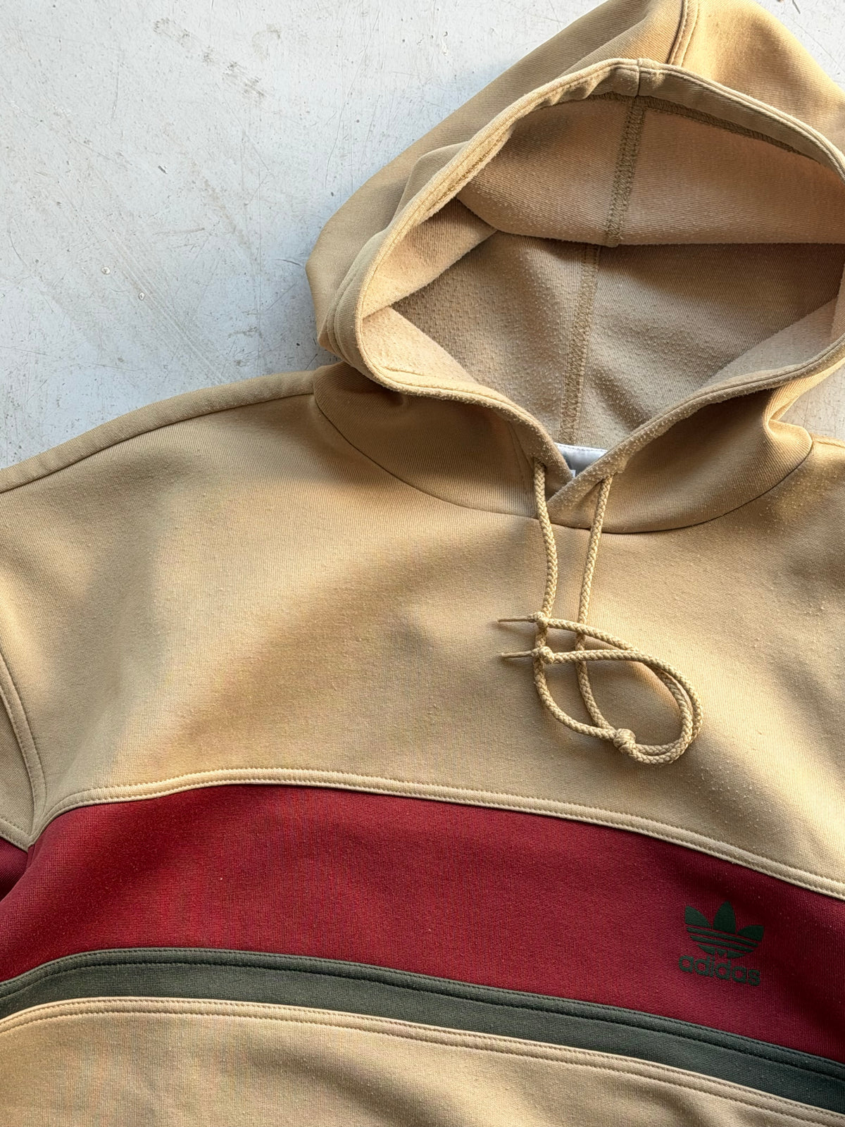 Adidas | Vintage Trefoil hoodie | Beige | M