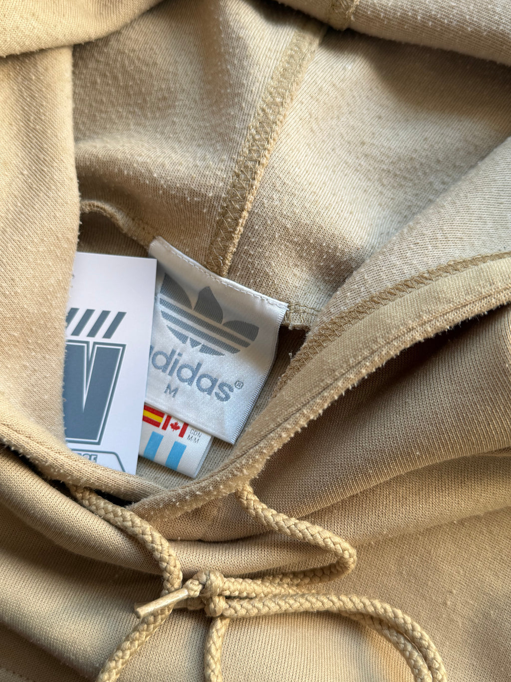 Adidas | Vintage Trefoil hoodie | Beige | M