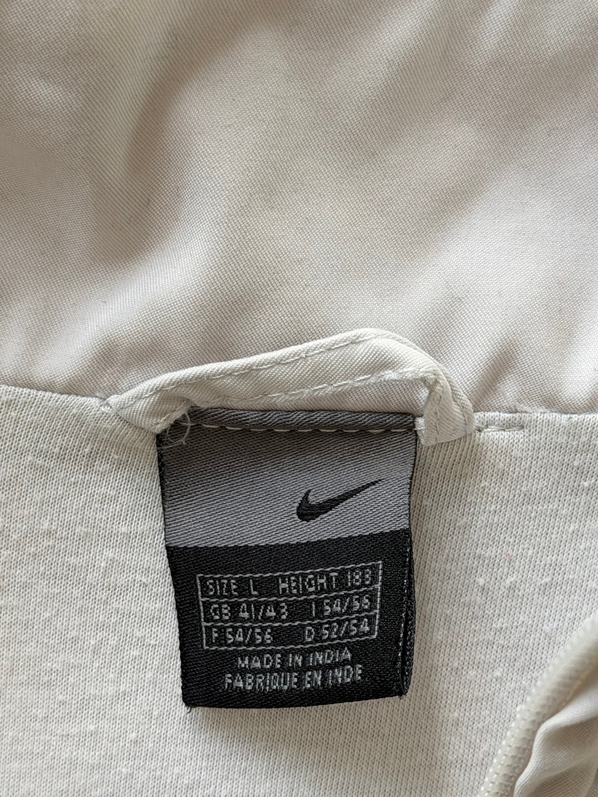 Nike | Vintage track jacket | Hvid/sort | L