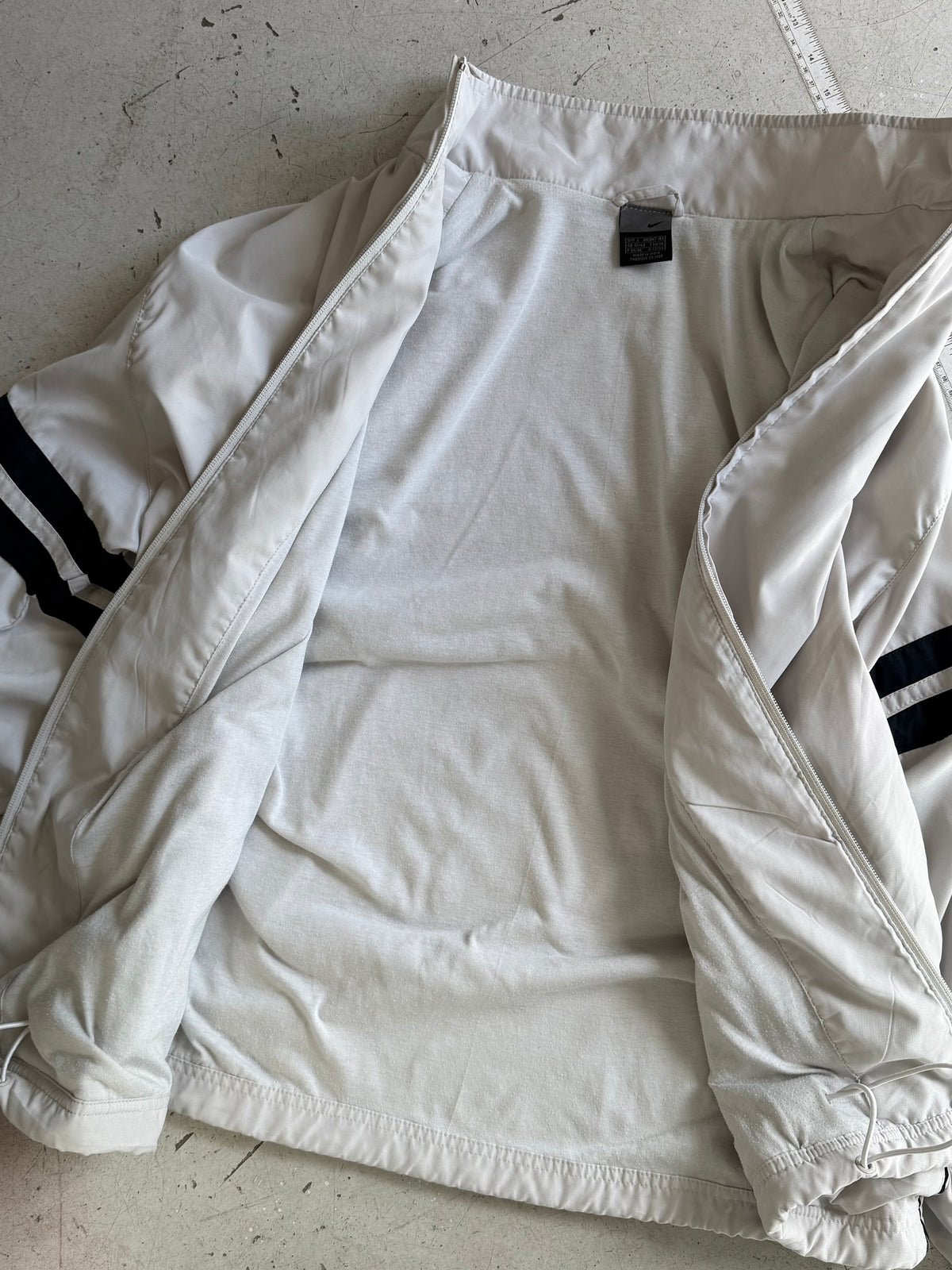 Nike | Vintage track jacket | Hvid/sort | L