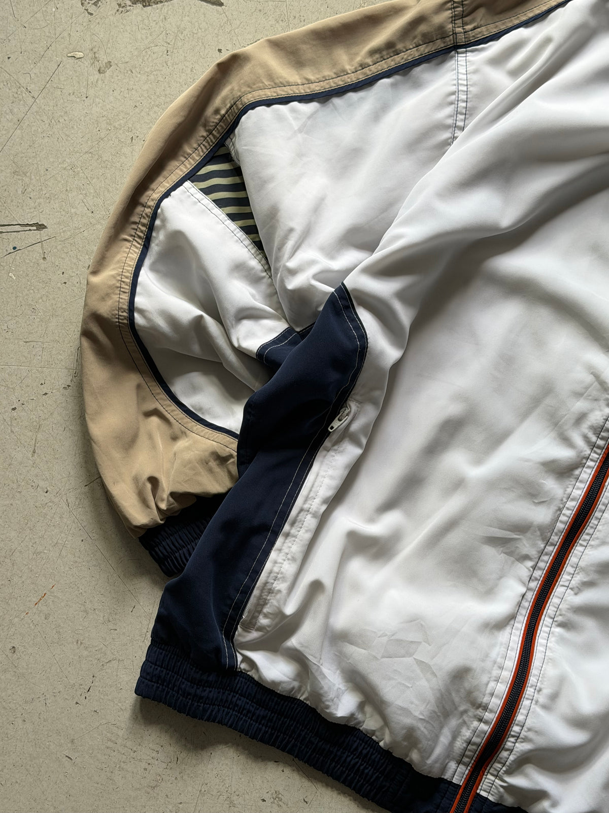 Lotto | Vintage tennis track jacket | Hvid | L
