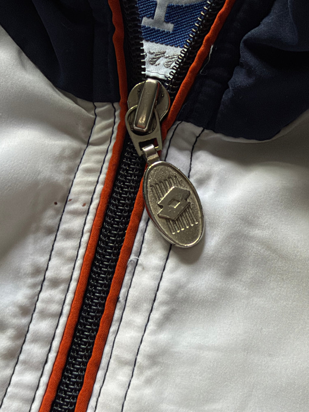 Lotto | Vintage tennis track jacket | Hvid | L