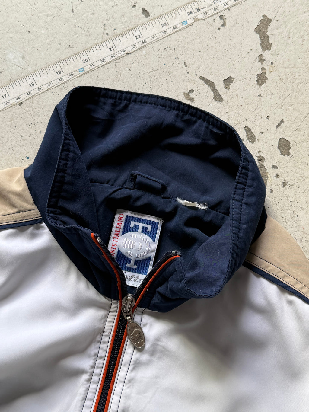 Lotto | Vintage tennis track jacket | Hvid | L