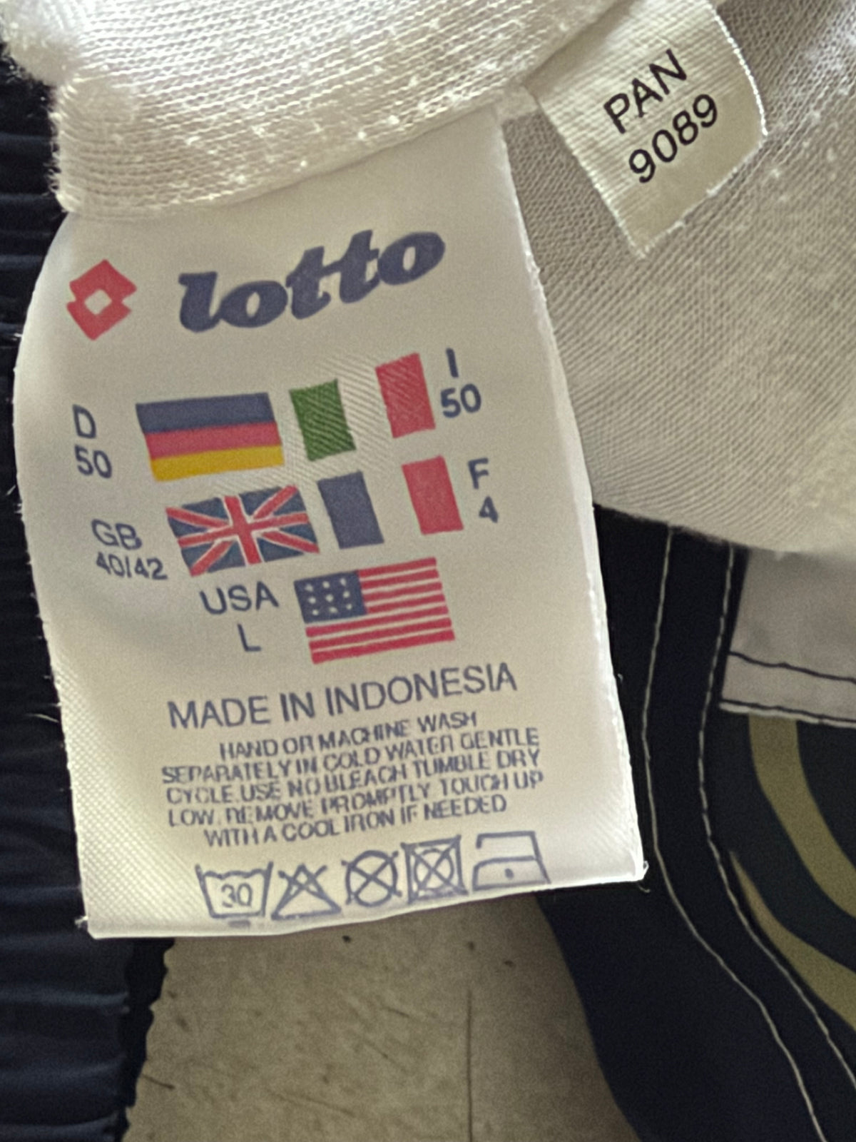 Lotto | Vintage tennis track jacket | Hvid | L
