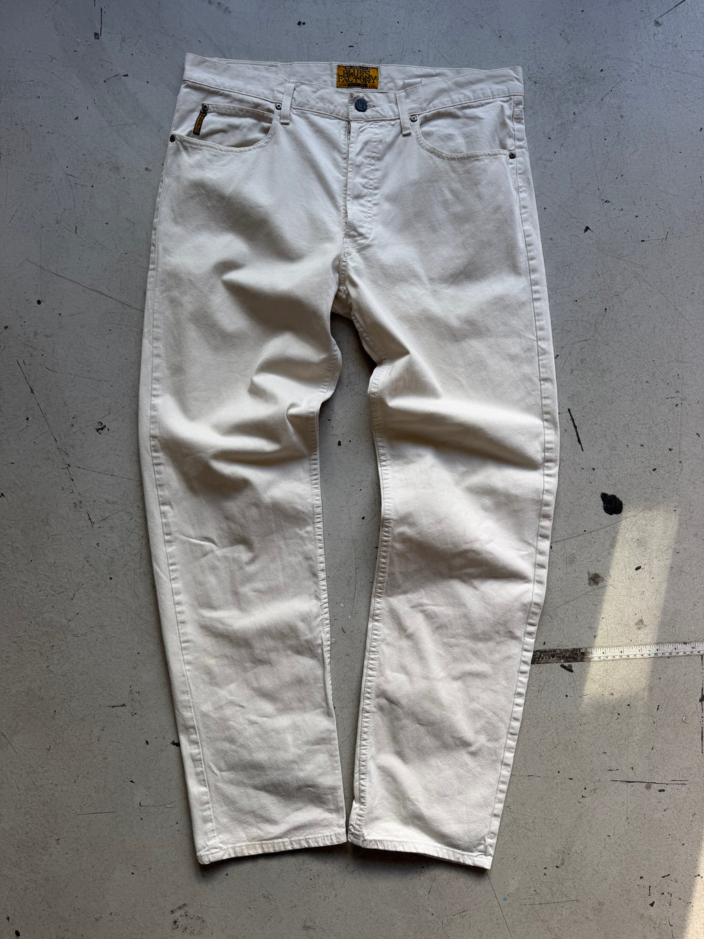 Armani Jeans | Vintage straight jeans | Hvid | W36/L36