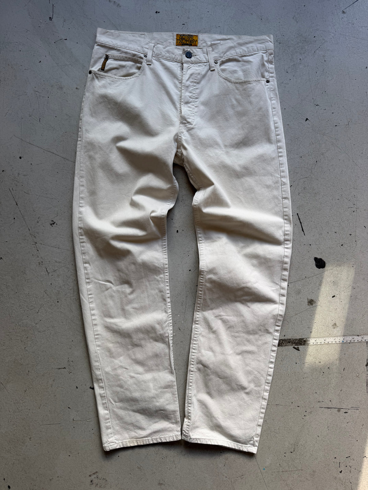 Armani Jeans | Vintage straight jeans | Hvid | W36/L36