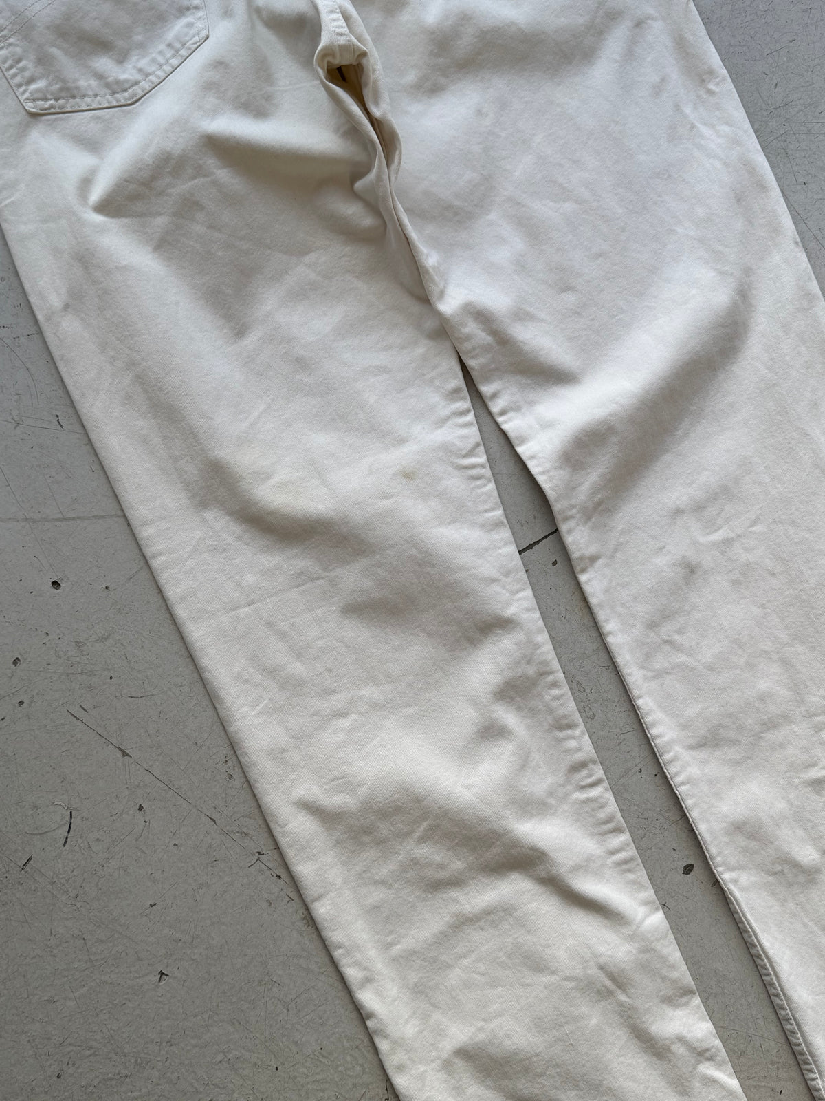 Armani Jeans | Vintage straight jeans | Hvid | W36/L36