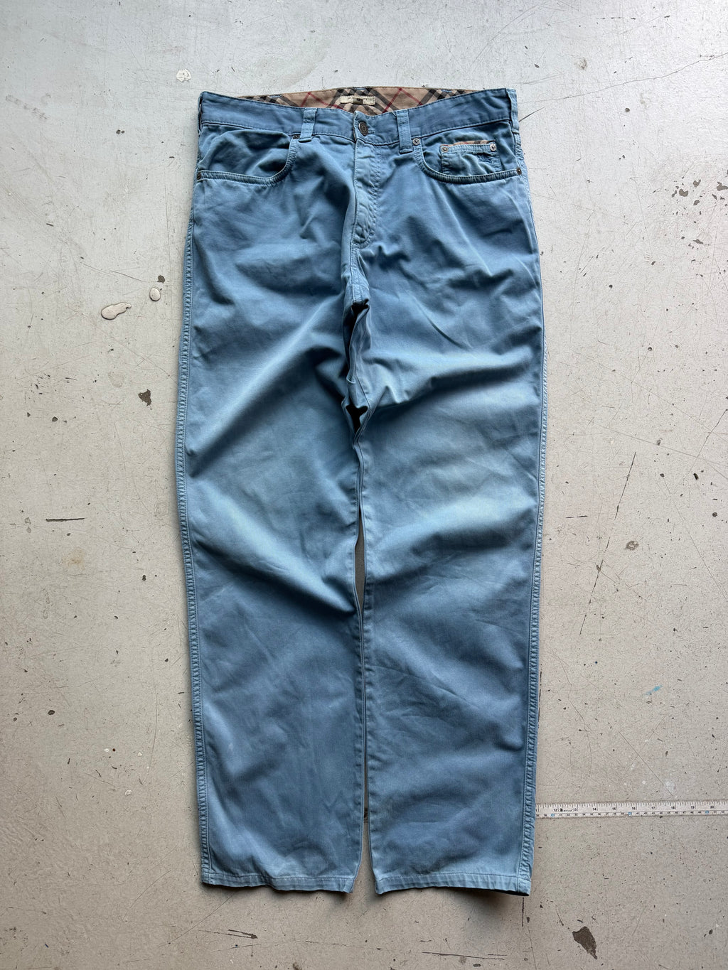 Burberry London | Vintage bukser | Lyseblå | W33/L33