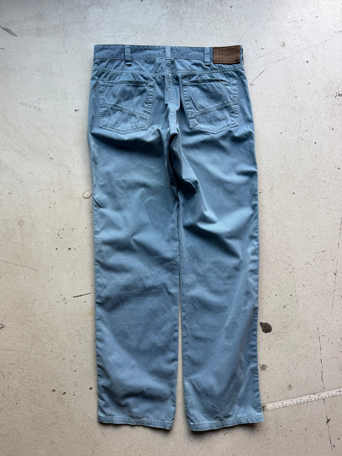 Burberry London | Vintage bukser | Lyseblå | W33/L33