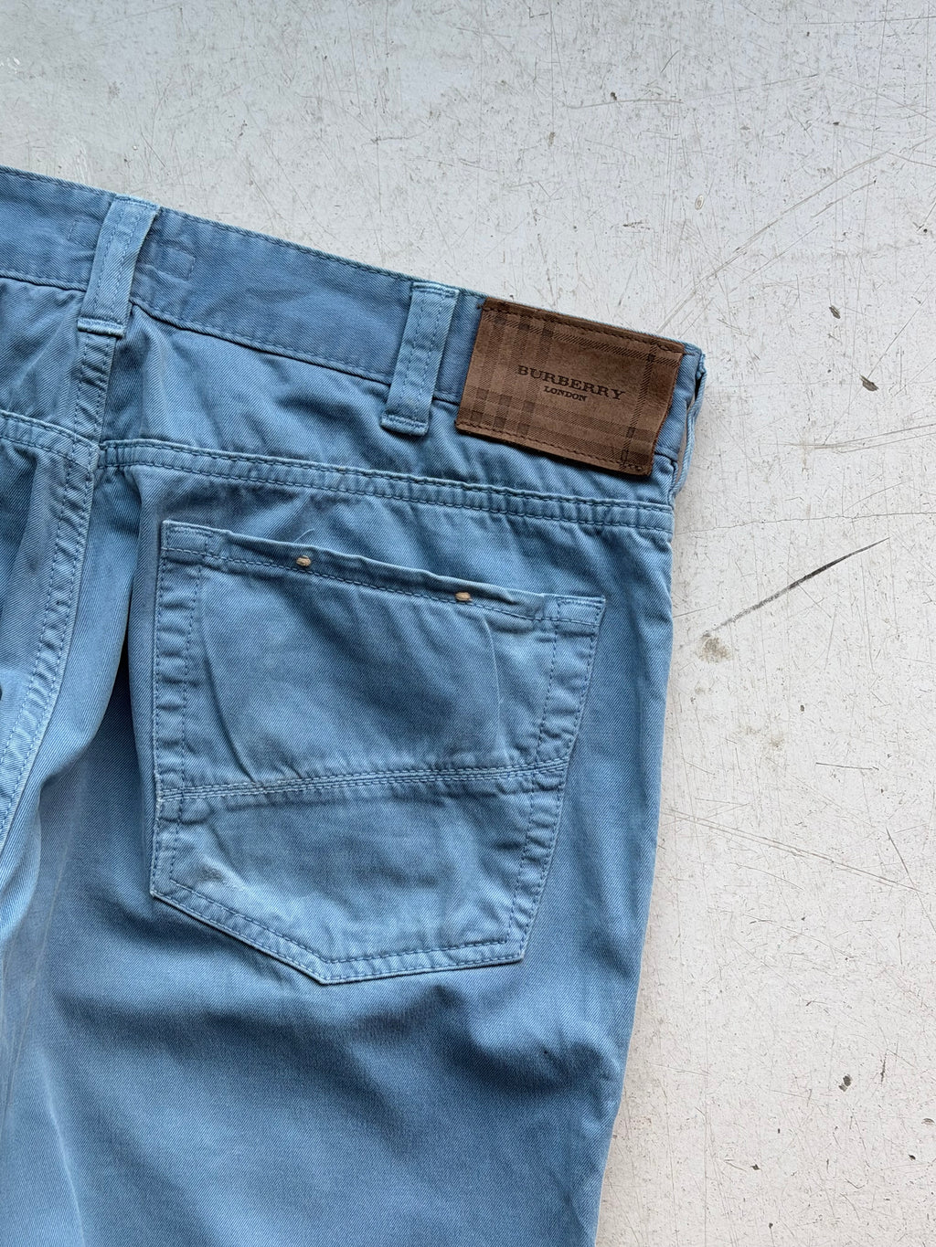 Burberry London | Vintage bukser | Lyseblå | W33/L33