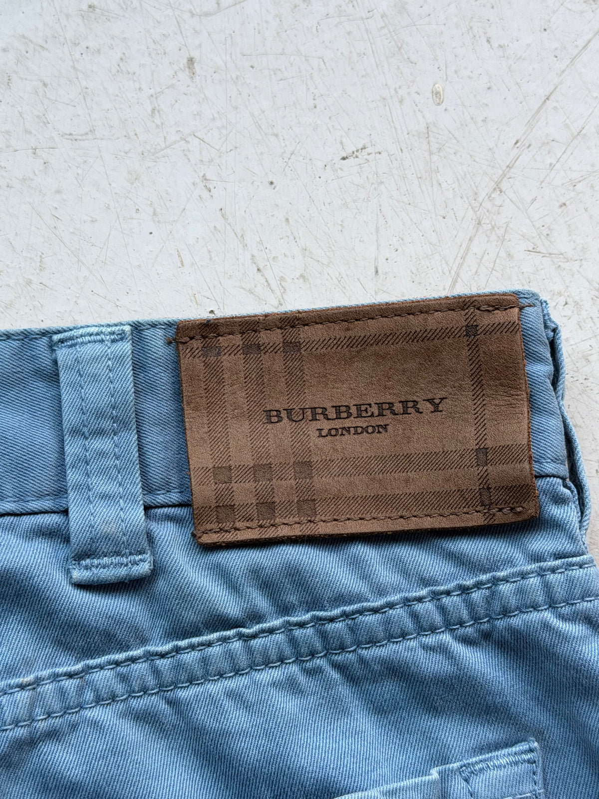 Burberry London | Vintage bukser | Lyseblå | W33/L33
