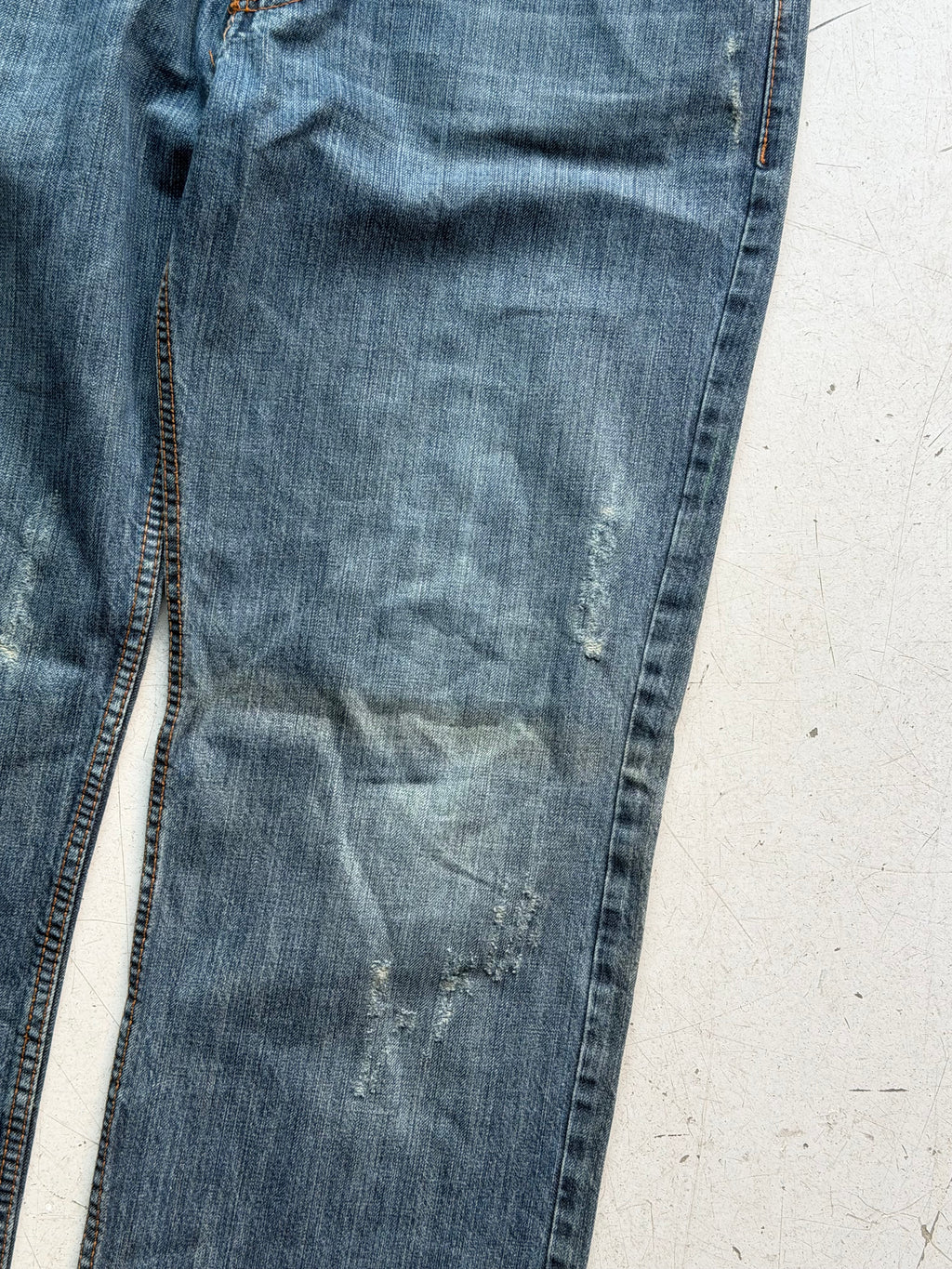 Moschino Jeans | Distressed jeans | Blå | W36/L36