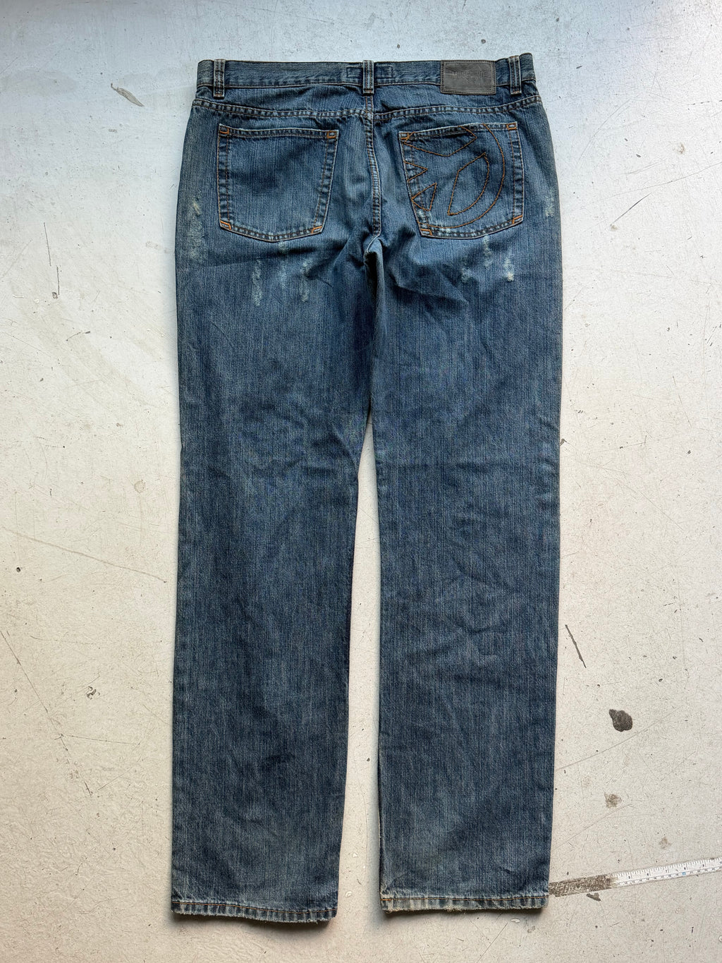 Moschino Jeans | Distressed jeans | Blå | W36/L36