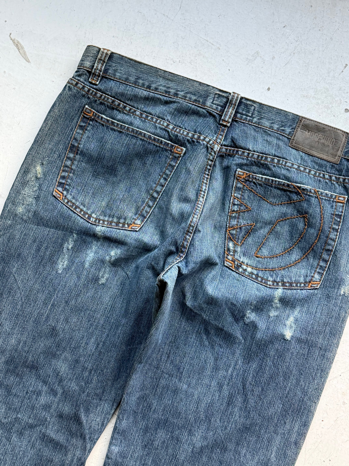 Moschino Jeans | Distressed jeans | Blå | W36/L36