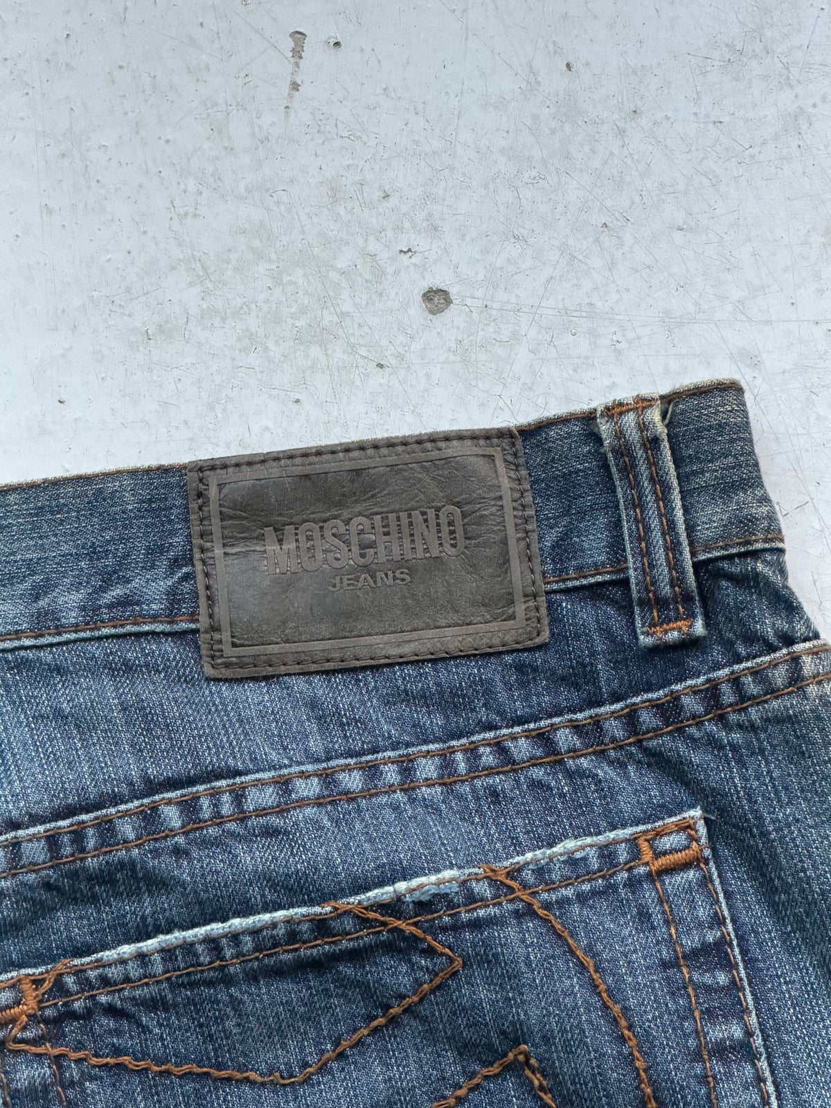 Moschino Jeans | Distressed jeans | Blå | W36/L36