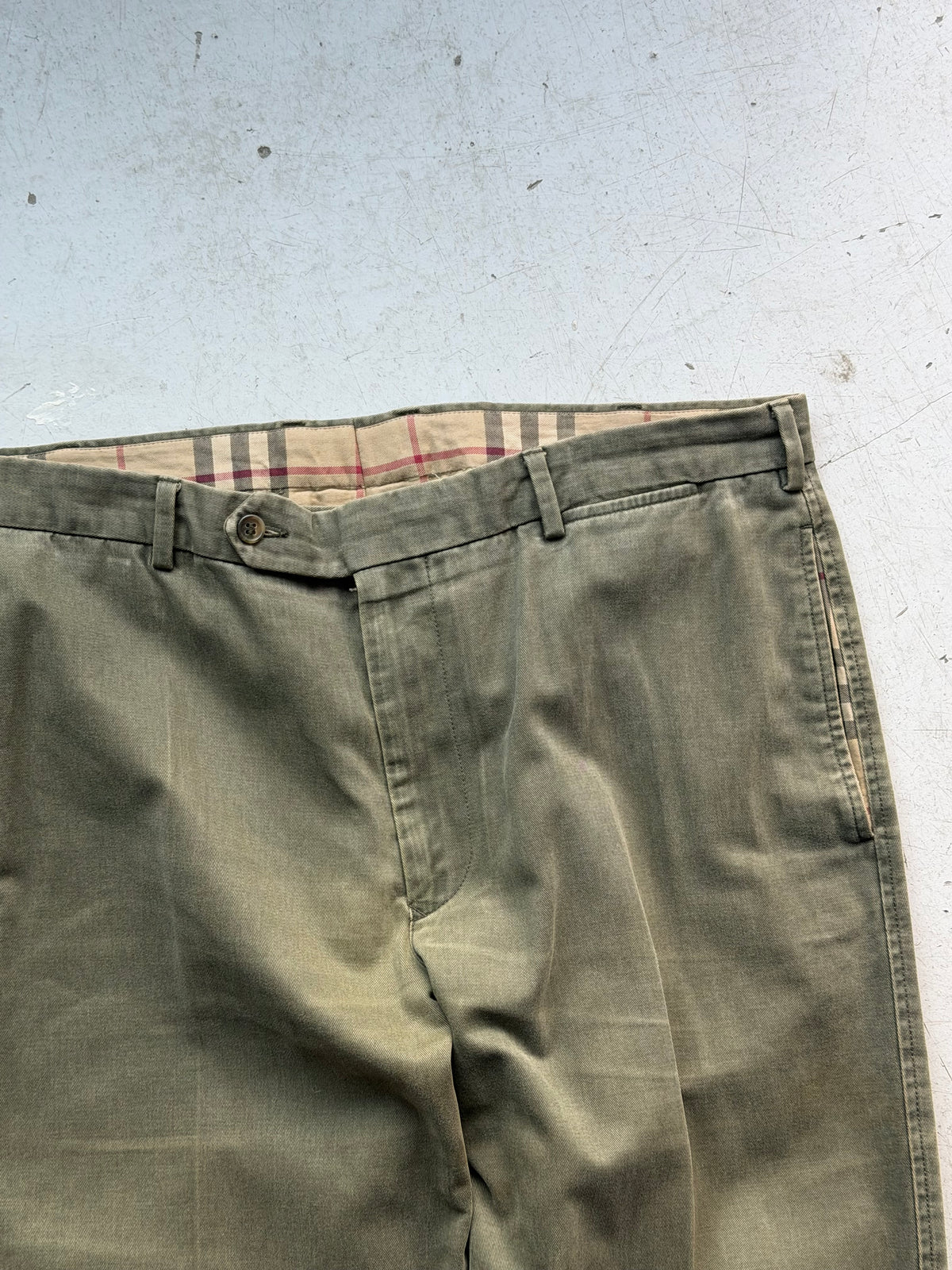 Burberry London | Vintage chinos | Olivengrøn | W36/L34