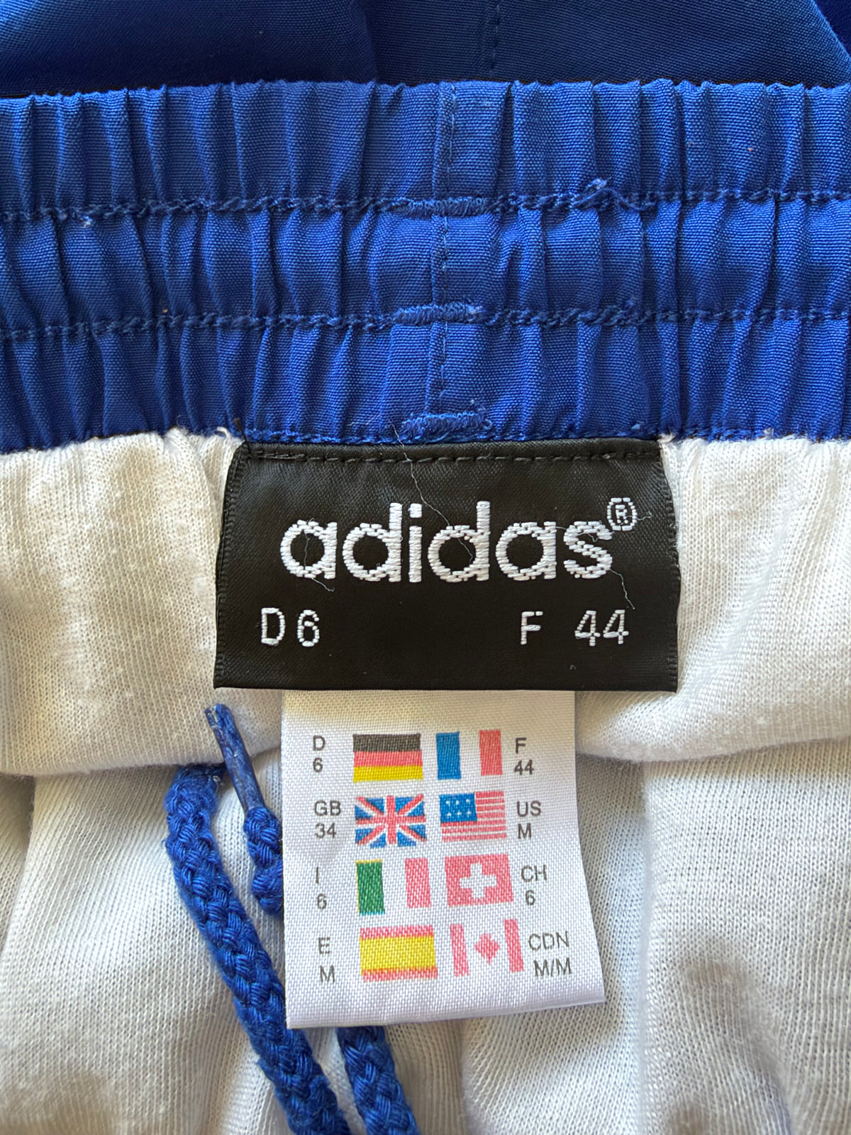 Adidas | Vintage sportsshorts | Blå | M