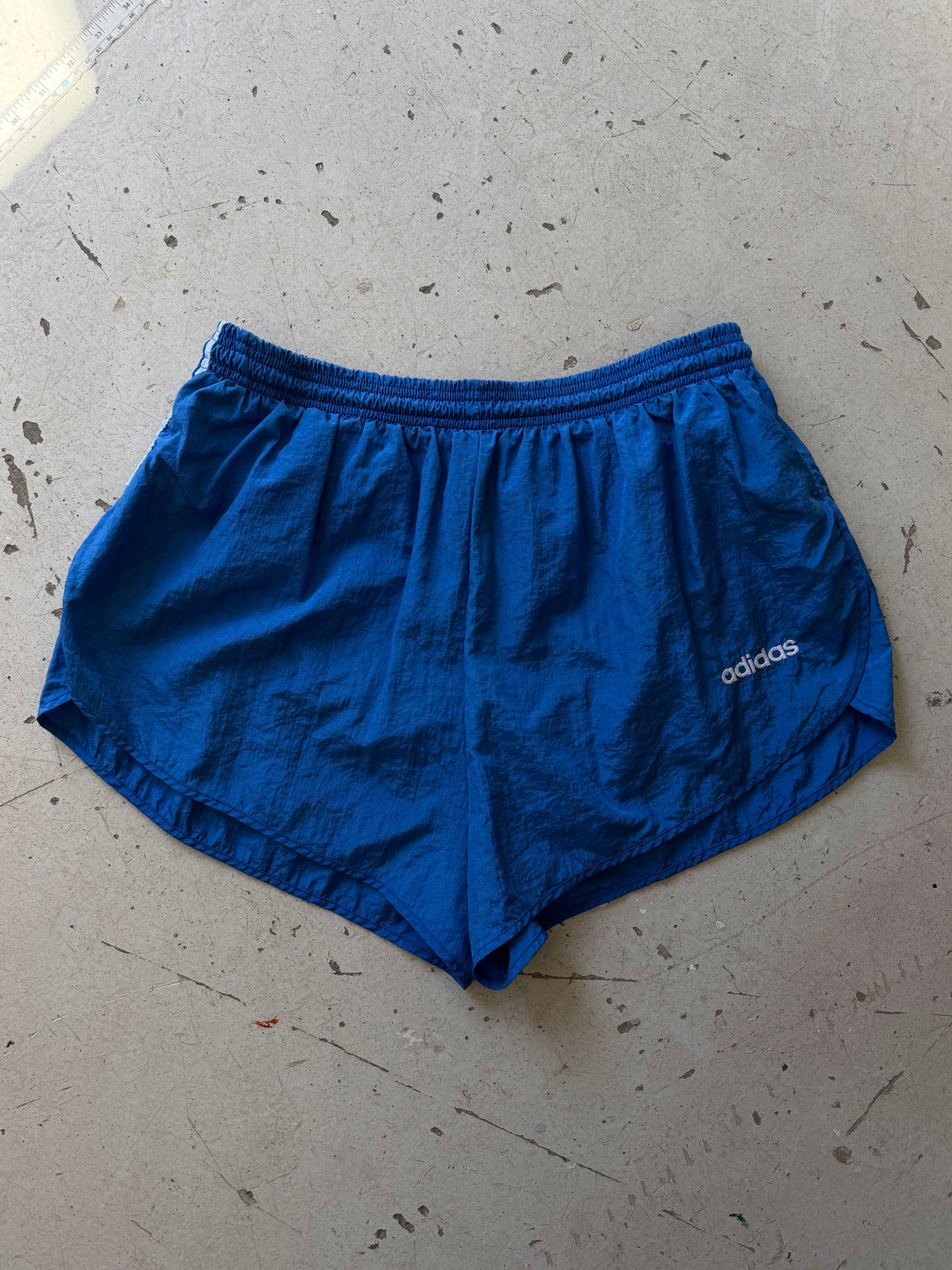 Adidas | Vintage running shorts | Blå | L