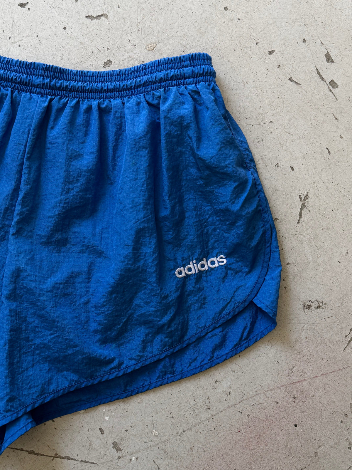 Adidas | Vintage running shorts | Blå | L