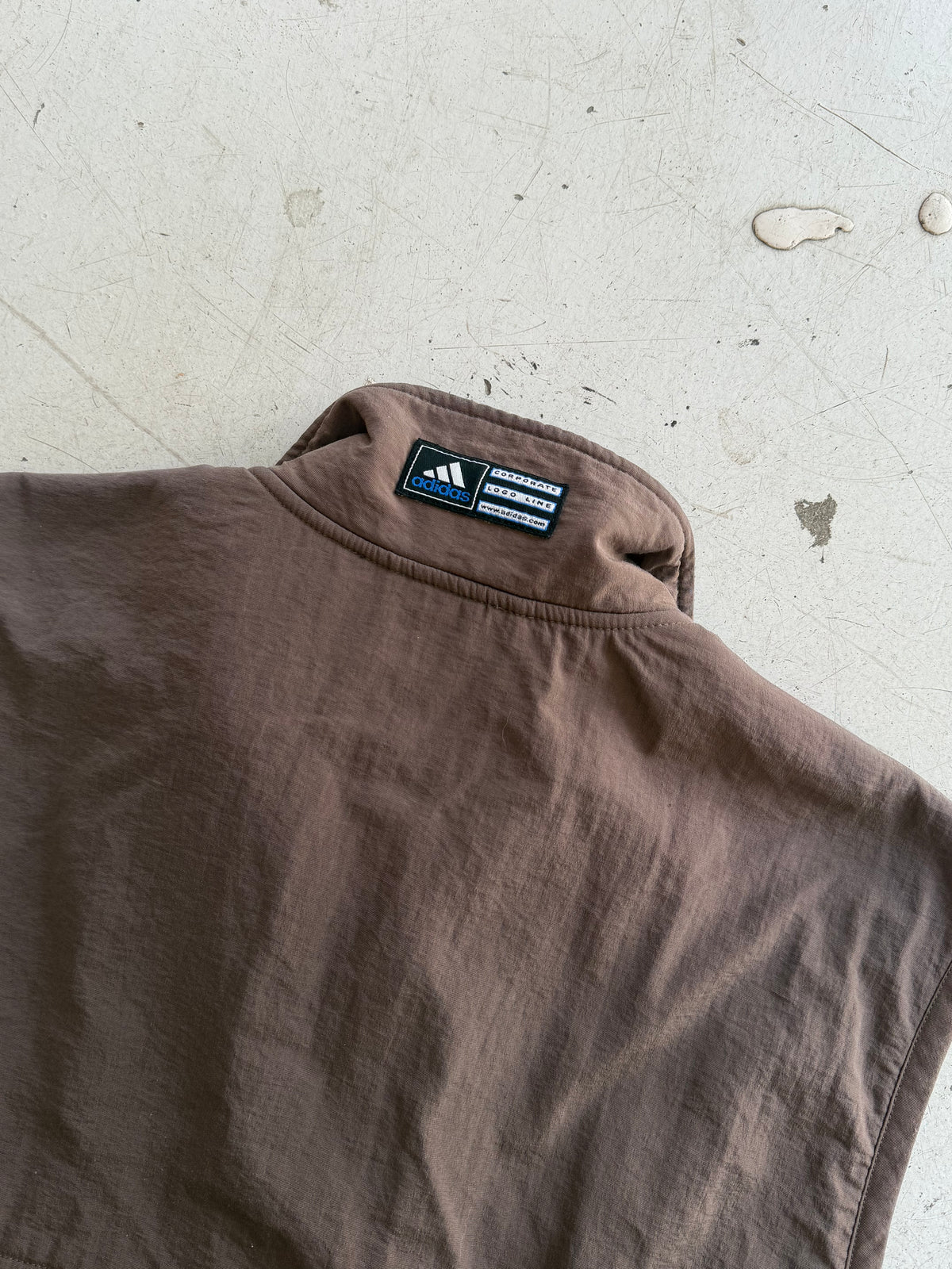 Adidas | Vintage fleecevest | Brun | L