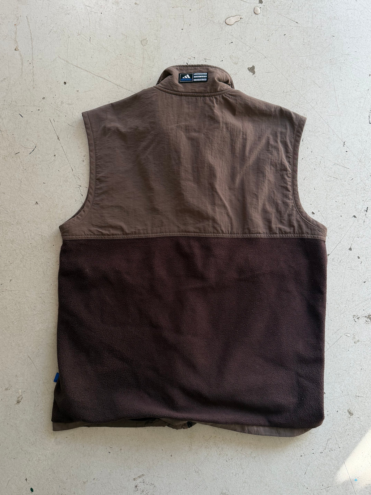 Adidas | Vintage fleecevest | Brun | L