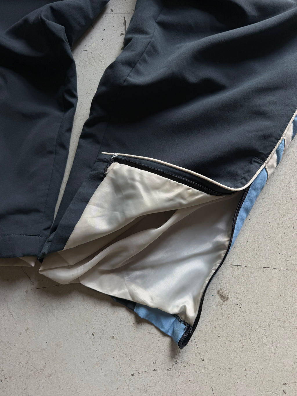 Adidas | Vintage trackpants | Navy / lyseblå | M