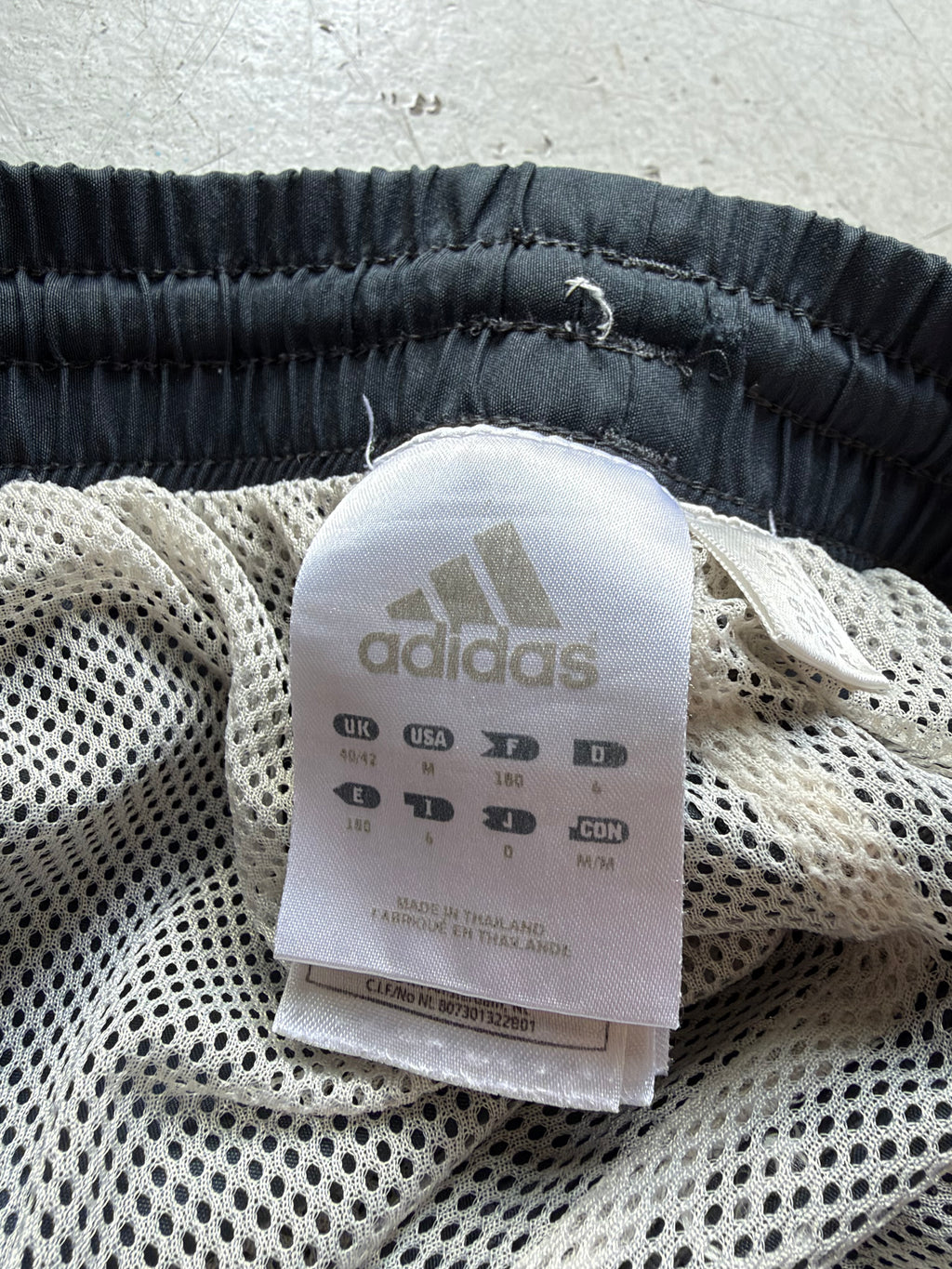 Adidas | Vintage trackpants | Navy / lyseblå | M