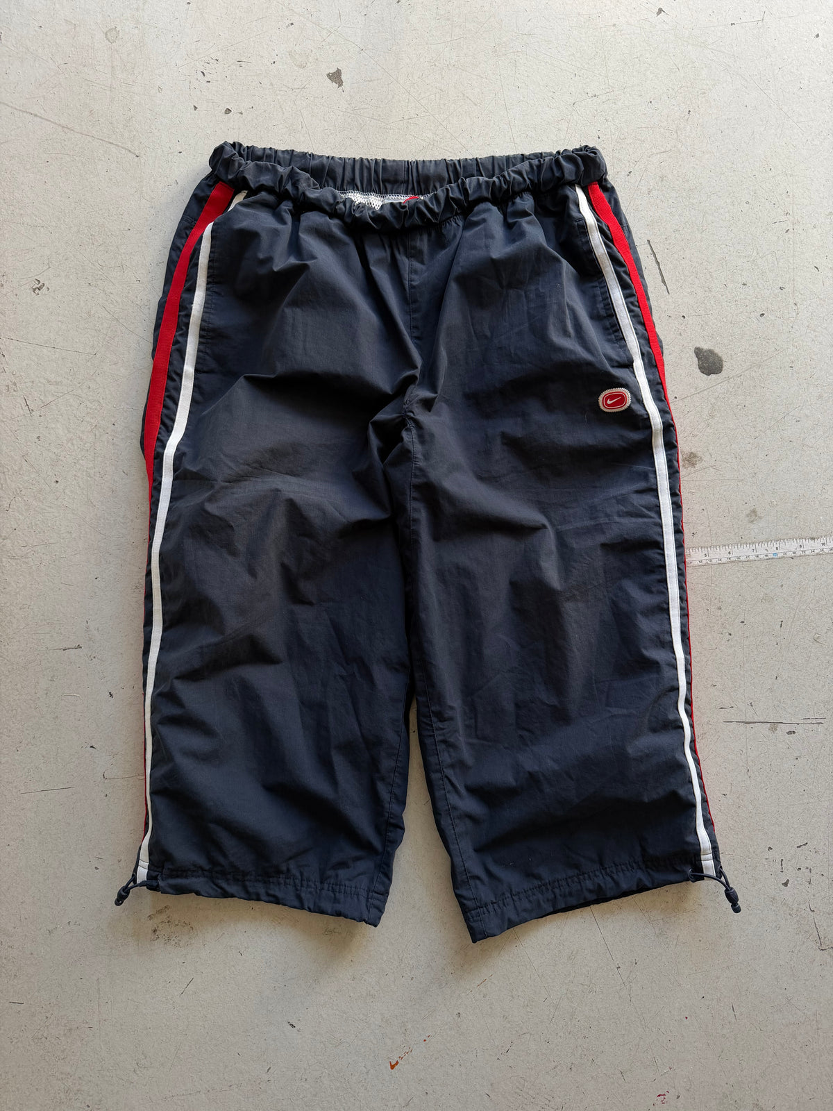 Nike | Vintage 3/4 track pants | Navy/rød | XL