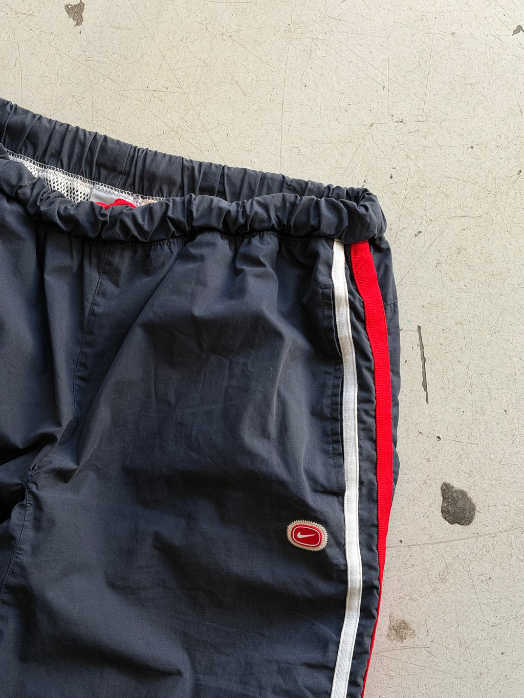 Nike | Vintage 3/4 track pants | Navy/rød | XL