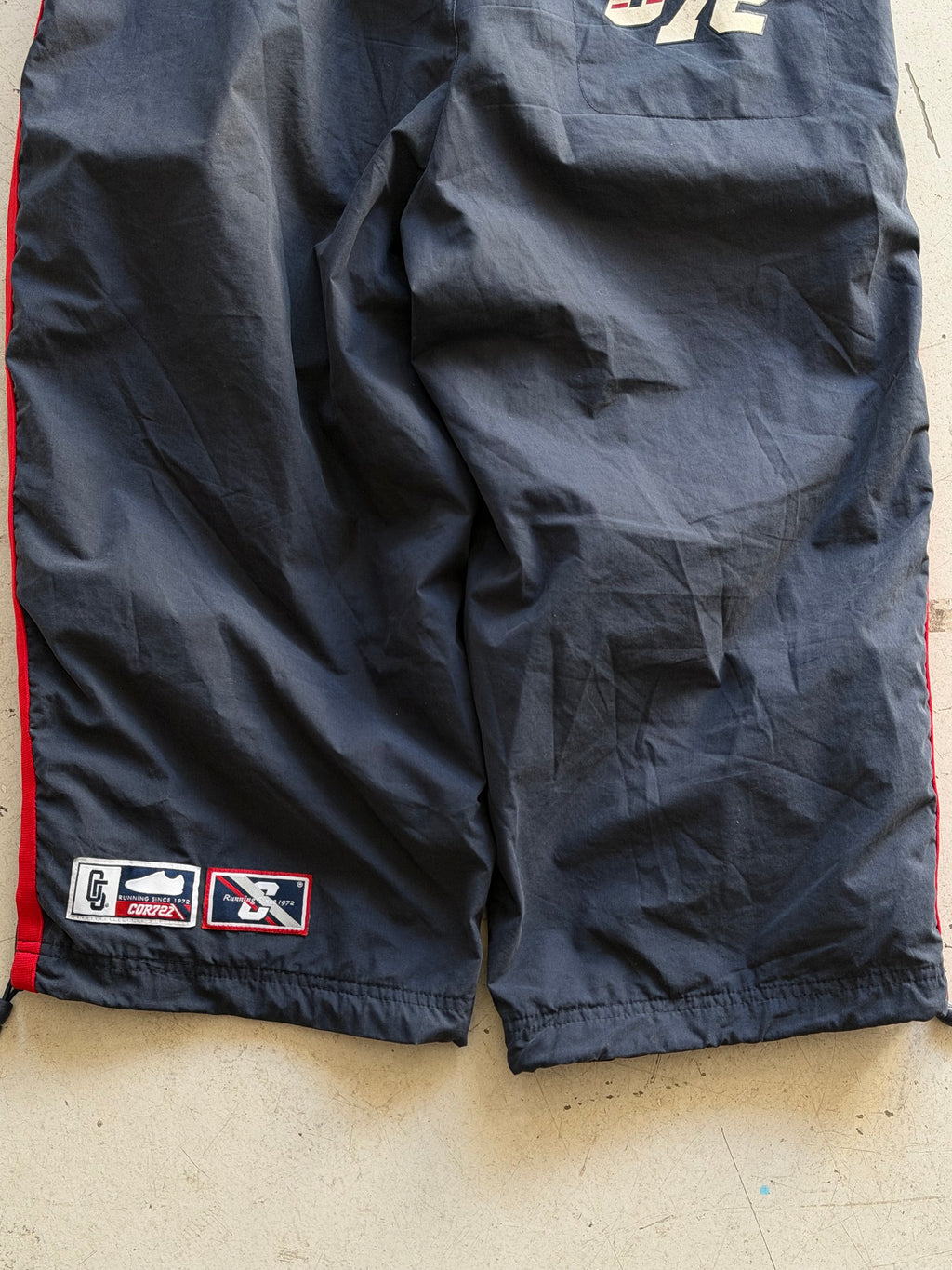 Nike | Vintage 3/4 track pants | Navy/rød | XL