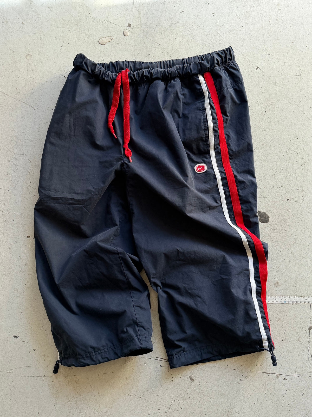 Nike | Vintage 3/4 track pants | Navy/rød | XL
