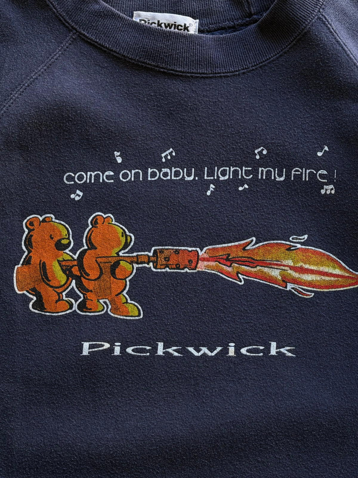 Vintage graphic sweatshirt | Navy | L