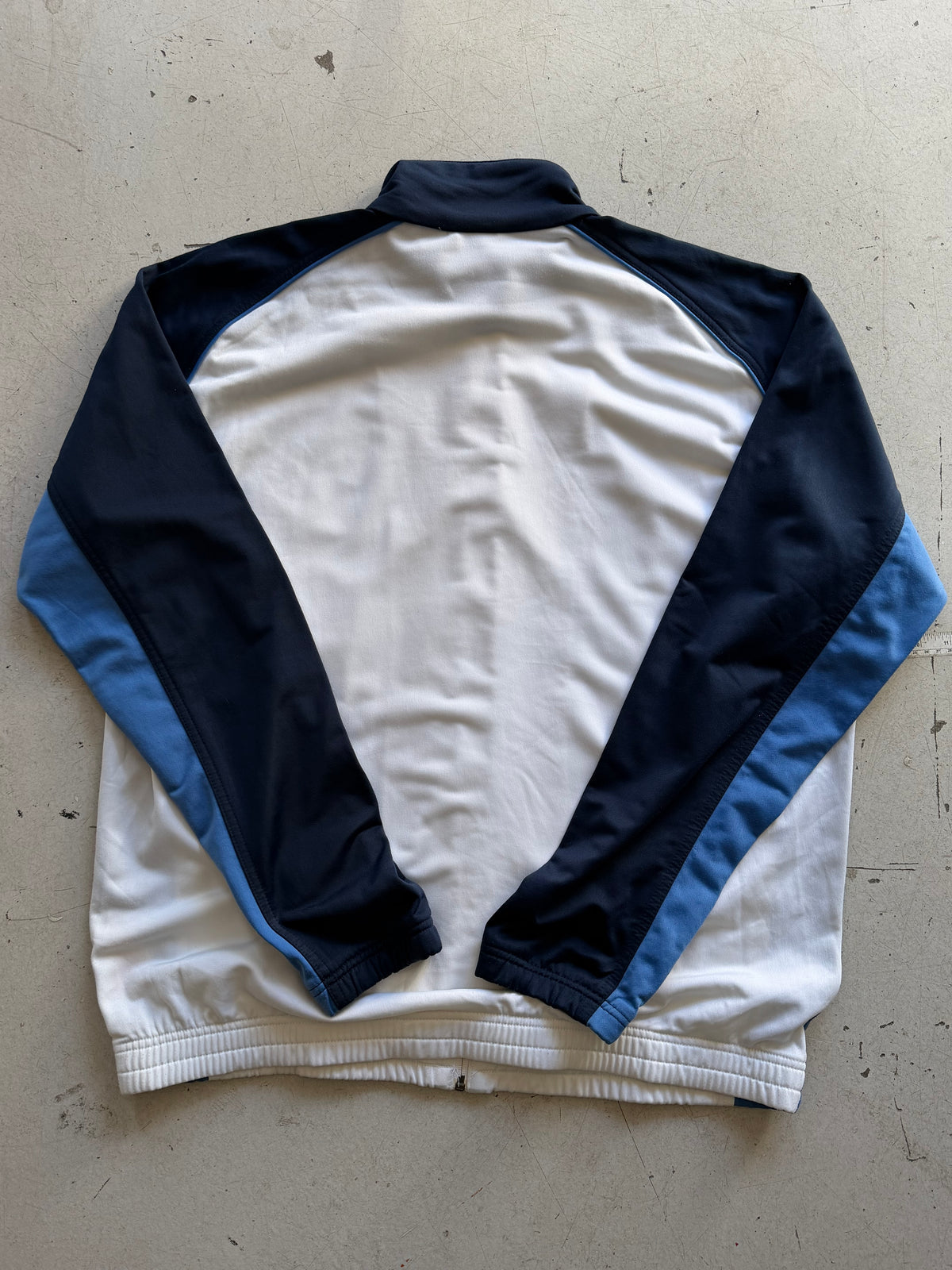 Nike | Vintage track jacket | Hvid/navy/blå | XXL