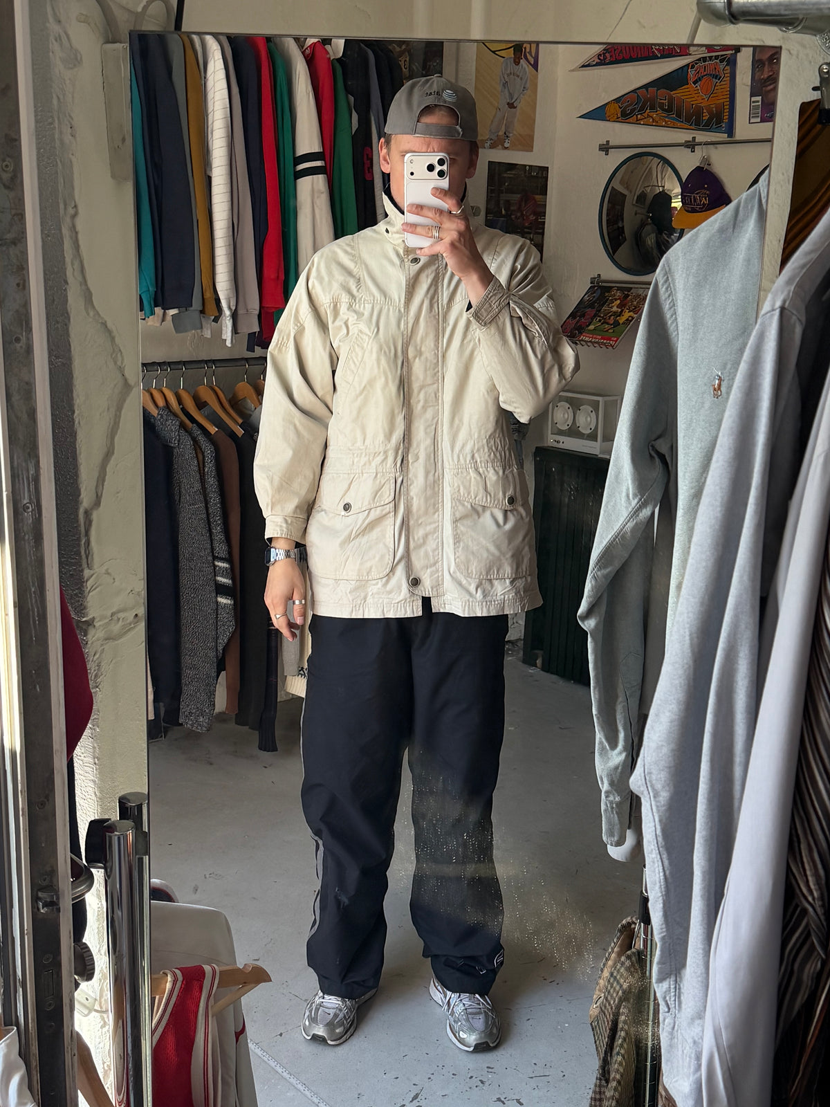 Vintage Workwear jakke | Creme | L