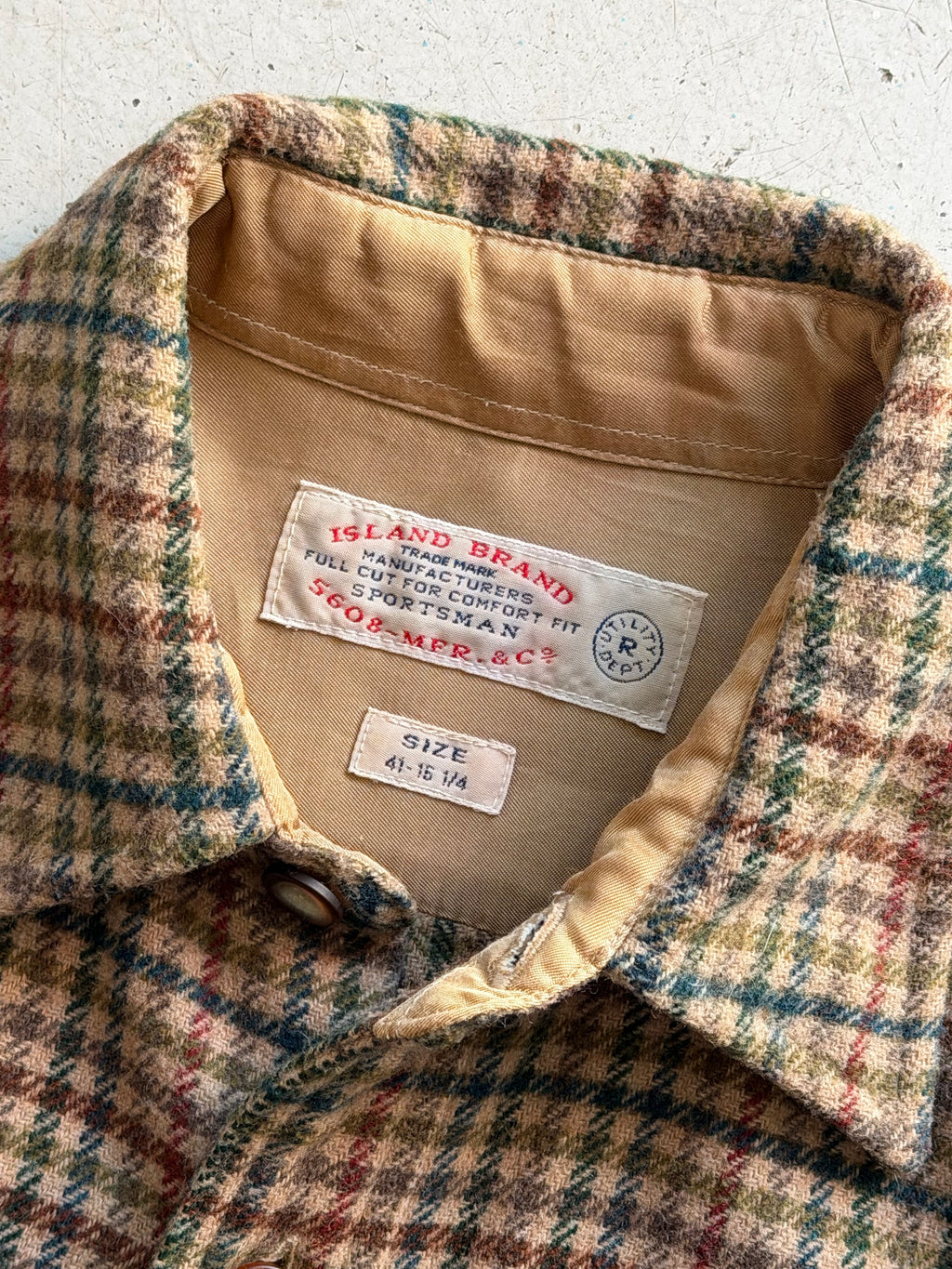 Island Brand | Vintage overshirt | Ternet beige | L