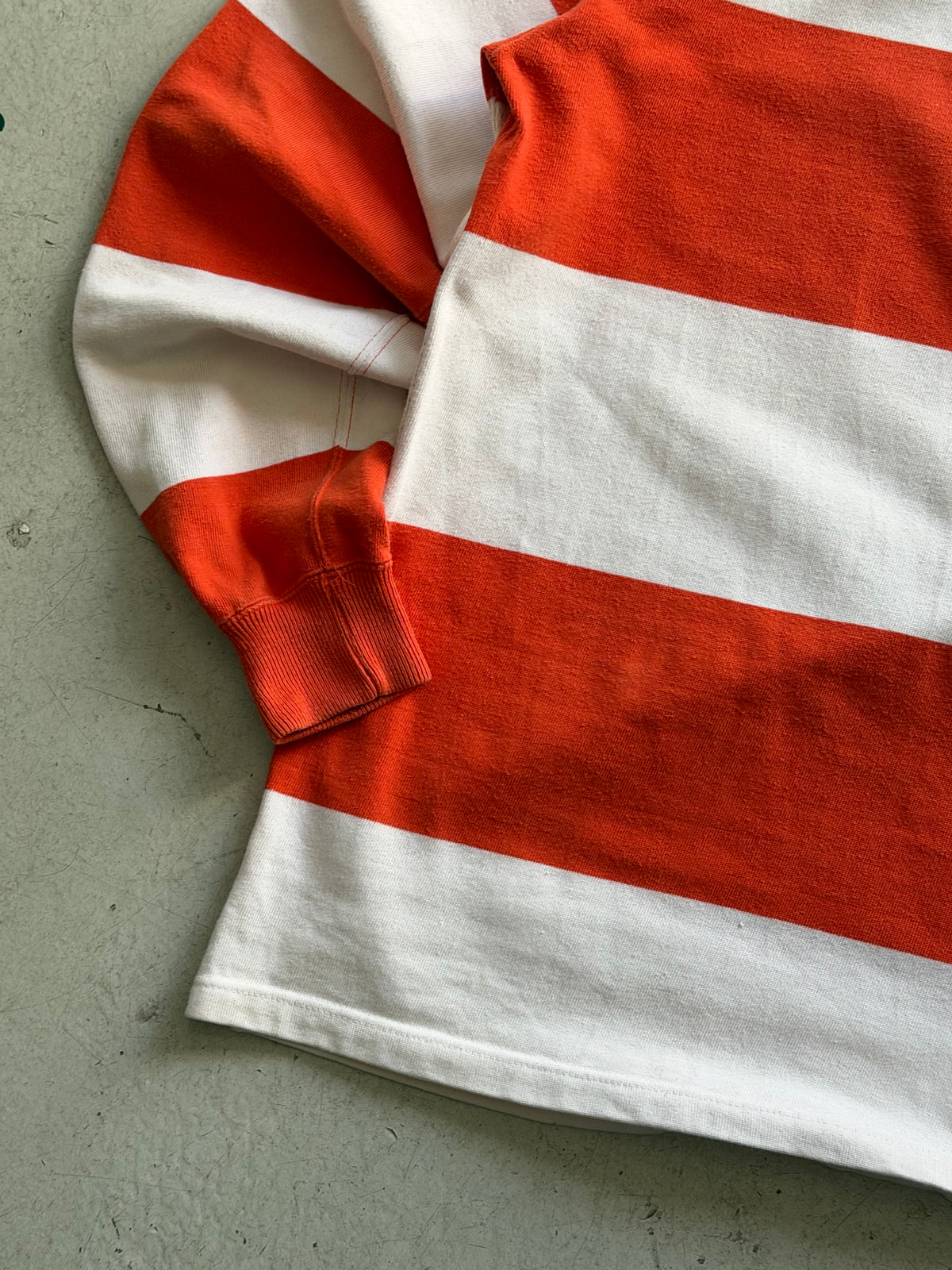 Polo Ralph Lauren | Vintage rugby shirt | Orange/hvid | L